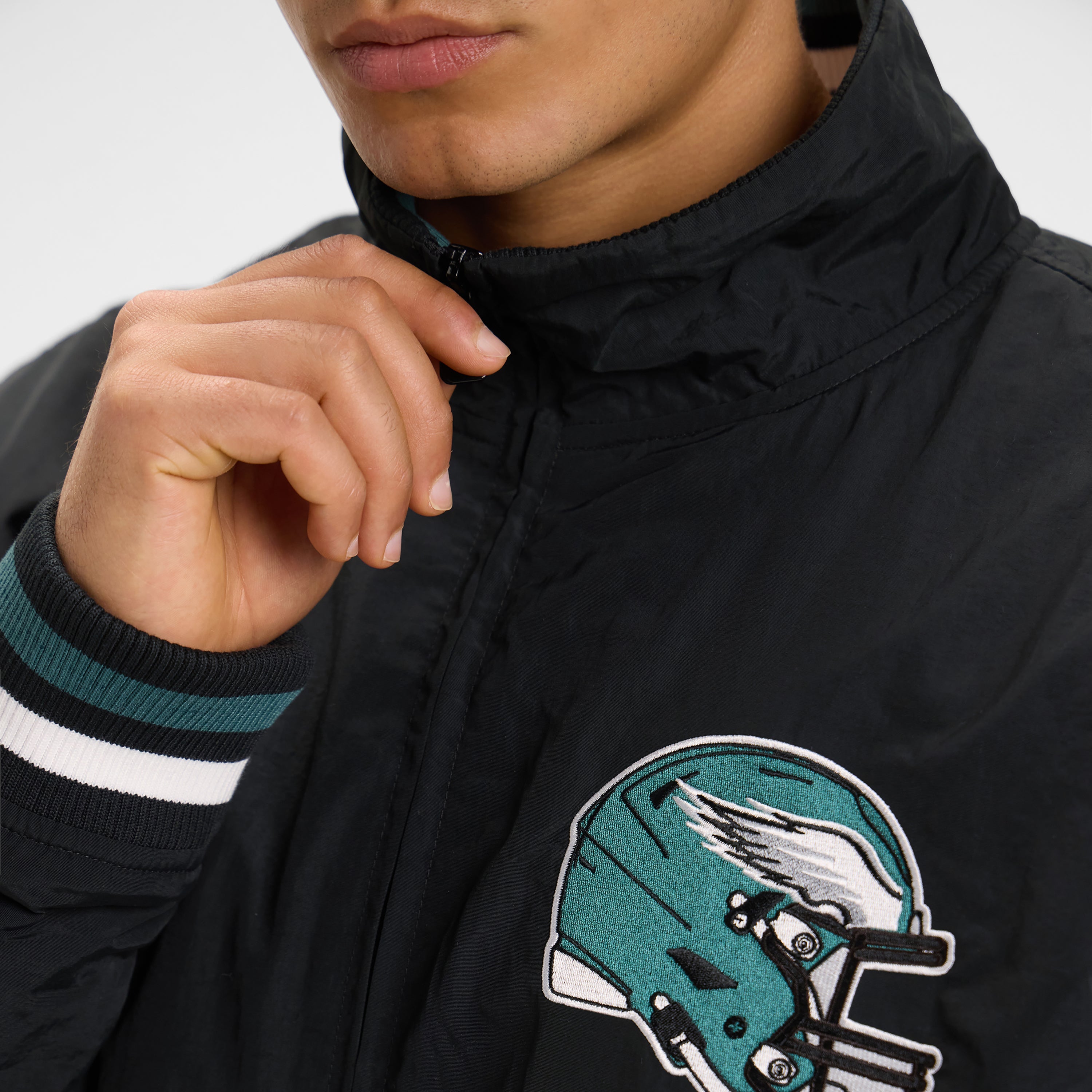 Detroit Red Wings Throwback Nylon Jacket