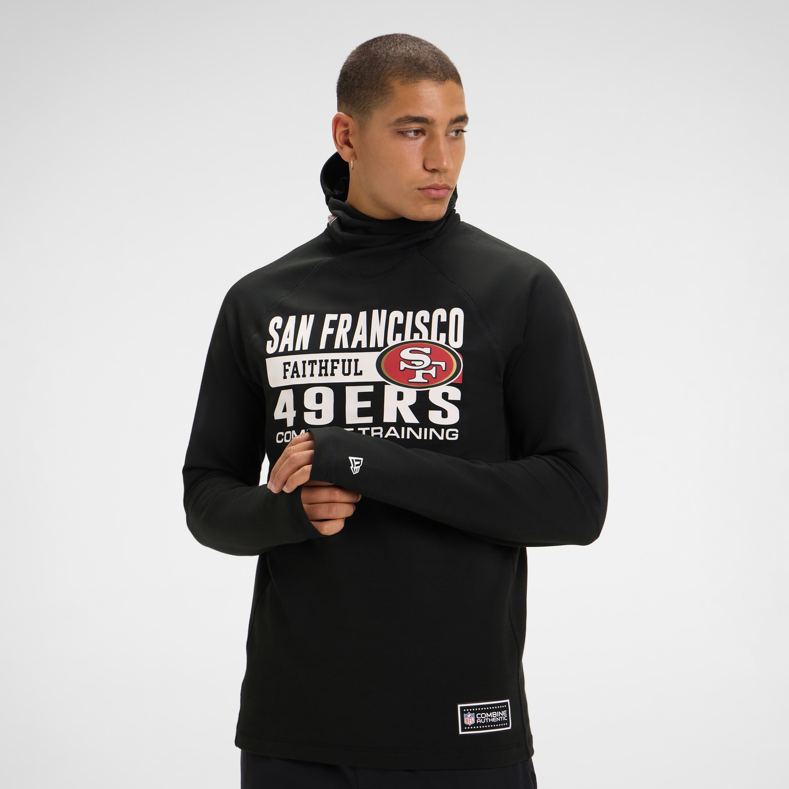 Las Vegas Raiders 2025 Functional Fandom Black Balaclava Hoodie