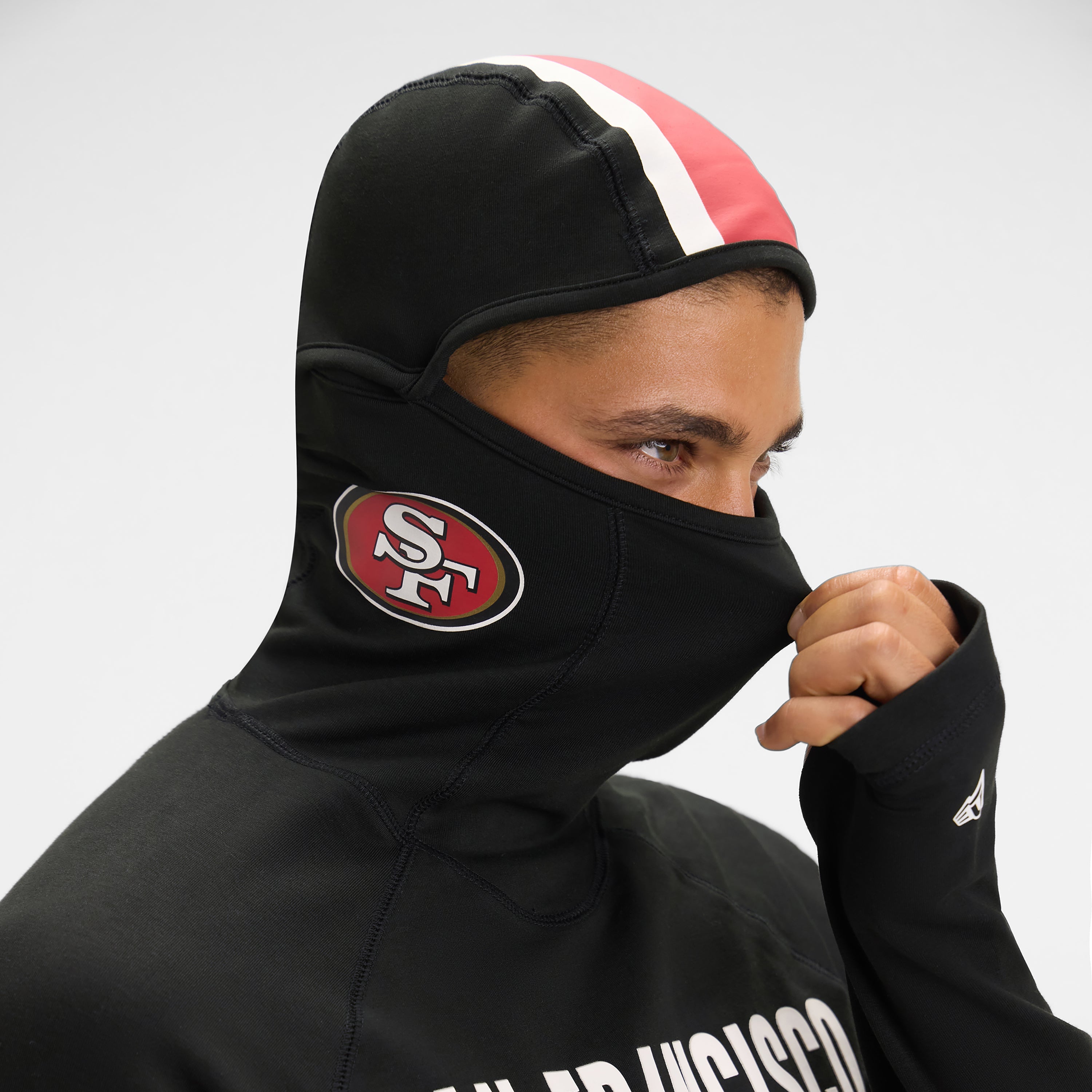 Denver Broncos 2025 Functional Fandom Black Balaclava Hoodie