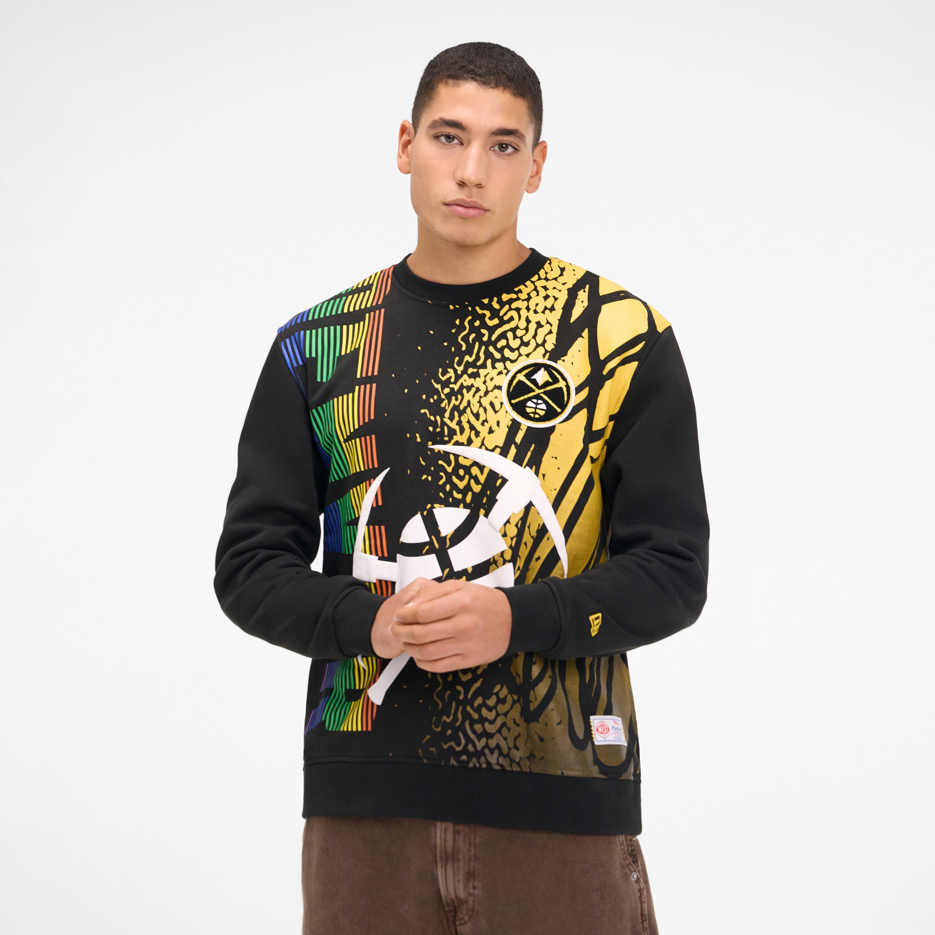 Philadelphia 76ers 2025 City Edition Black Crewneck