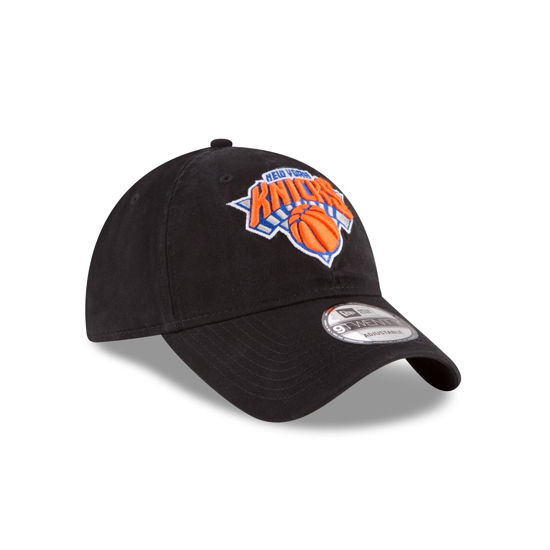 New York Knicks Core Classic Black 9TWENTY Adjustable Hat