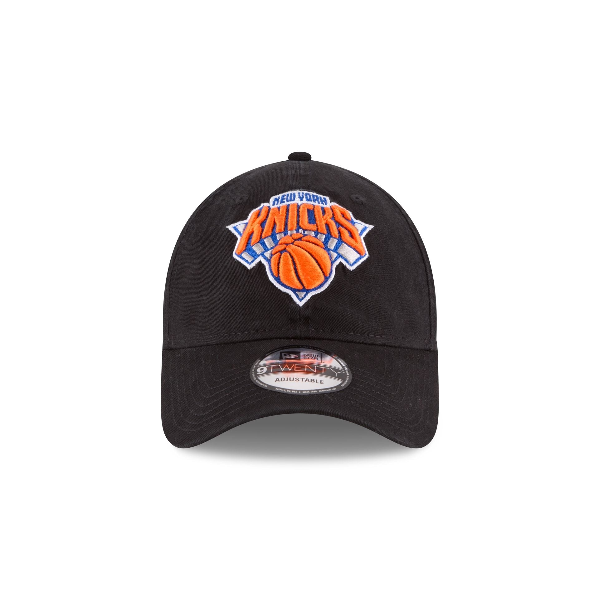 New York Knicks Core Classic Black 9TWENTY Adjustable Hat