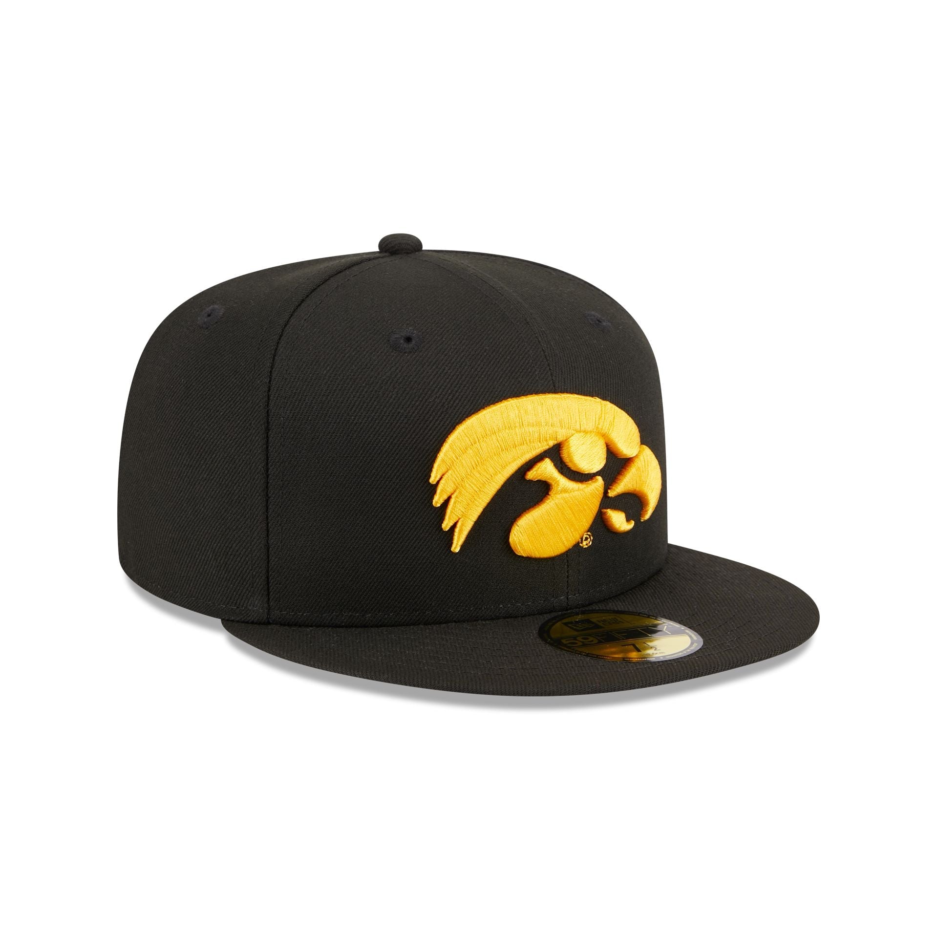 Iowa Hawkeyes Black 59FIFTY Fitted Hat