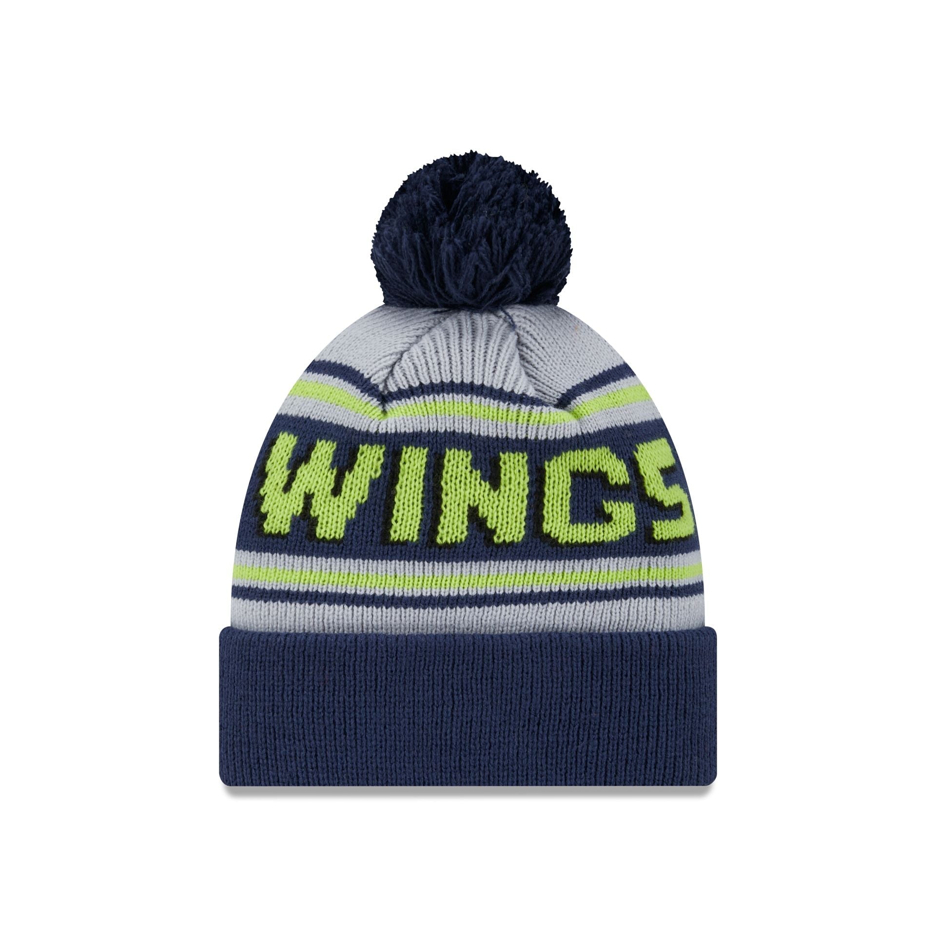Dallas Wings Team Pom Knit Hat