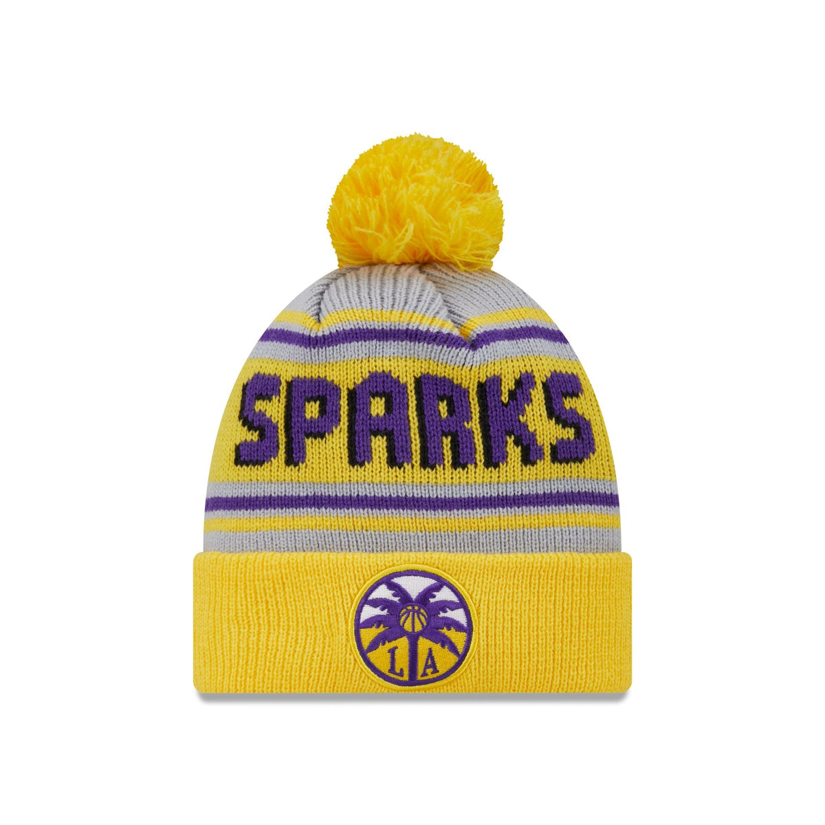 Los Angeles Sparks Team Pom Knit Hat