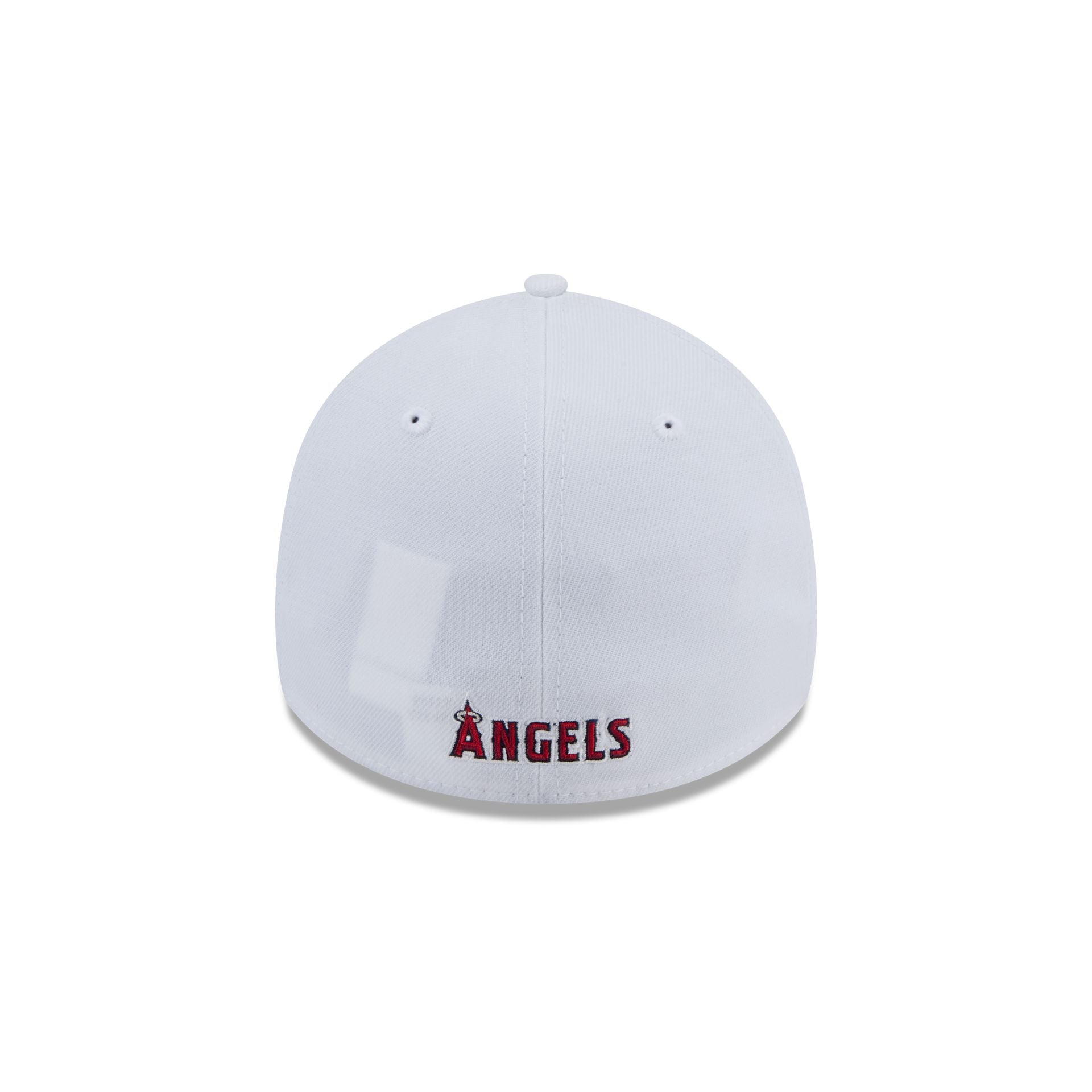 Los Angeles Angels Optic White 39THIRTY Stretch Fit Hat