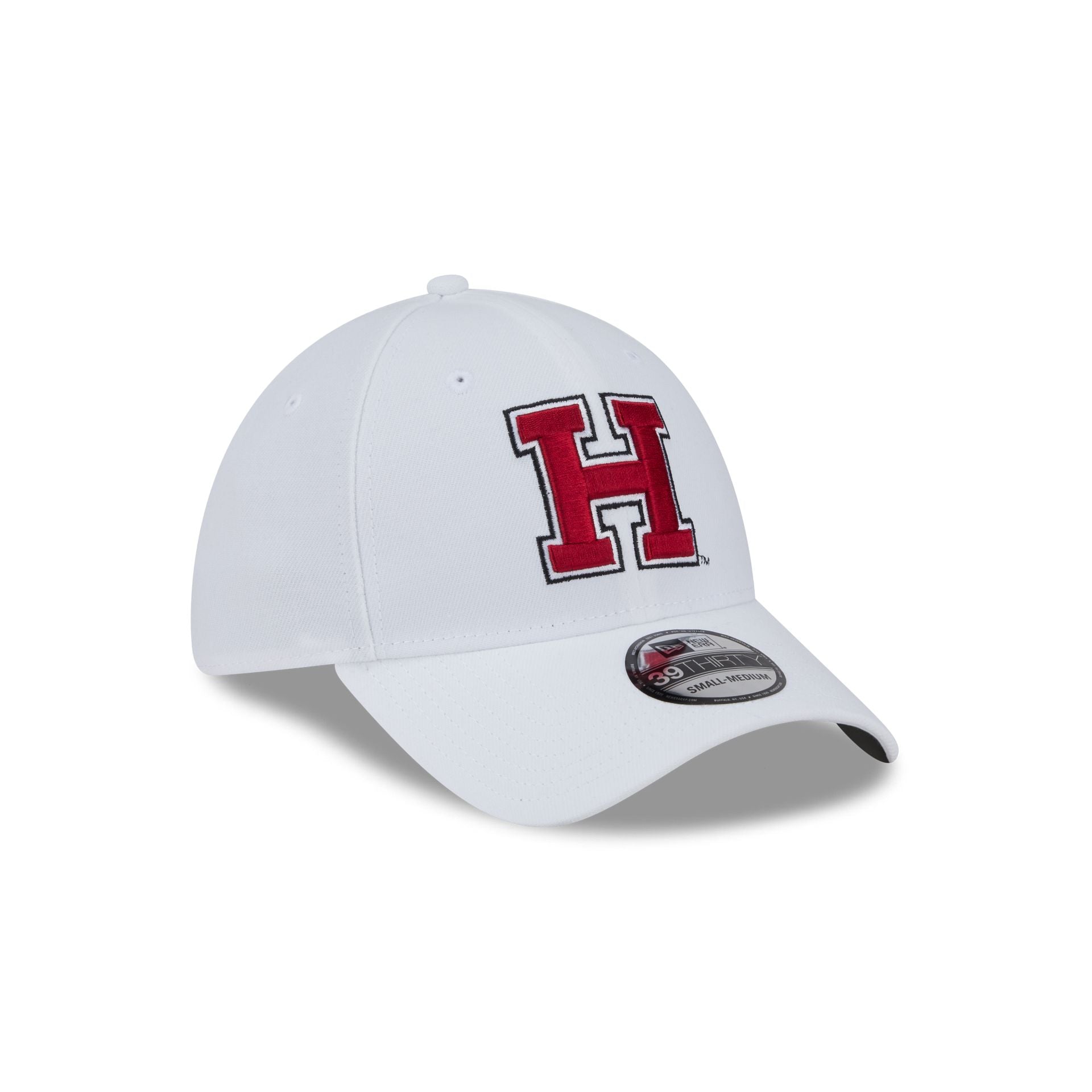 Harvard Crimson Optic White 39THIRTY Stretch Fit Hat