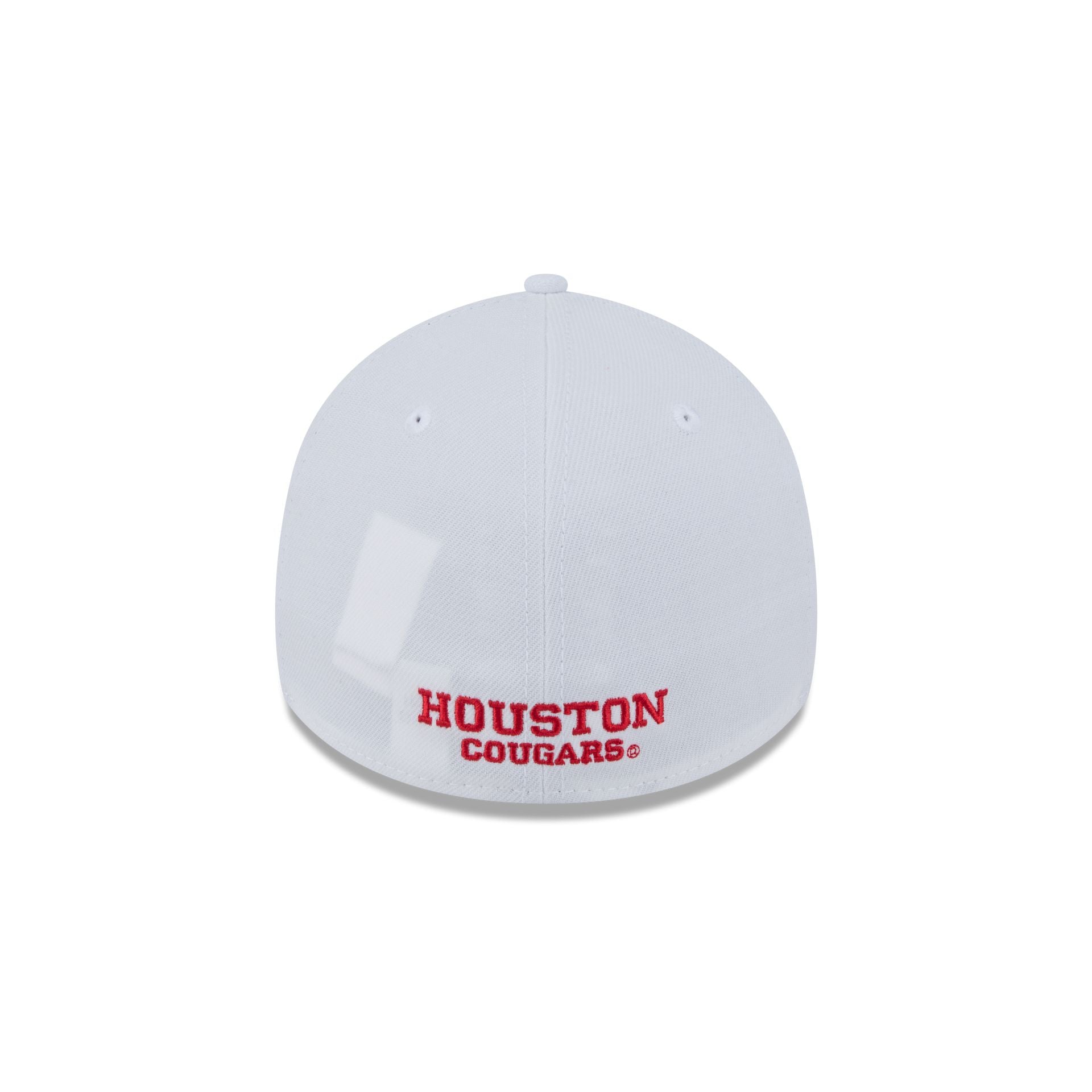 Houston Cougars Optic White 39THIRTY Stretch Fit Hat