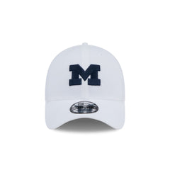 Michigan Wolverines Chrome 39THIRTY Stretch Fit Hat