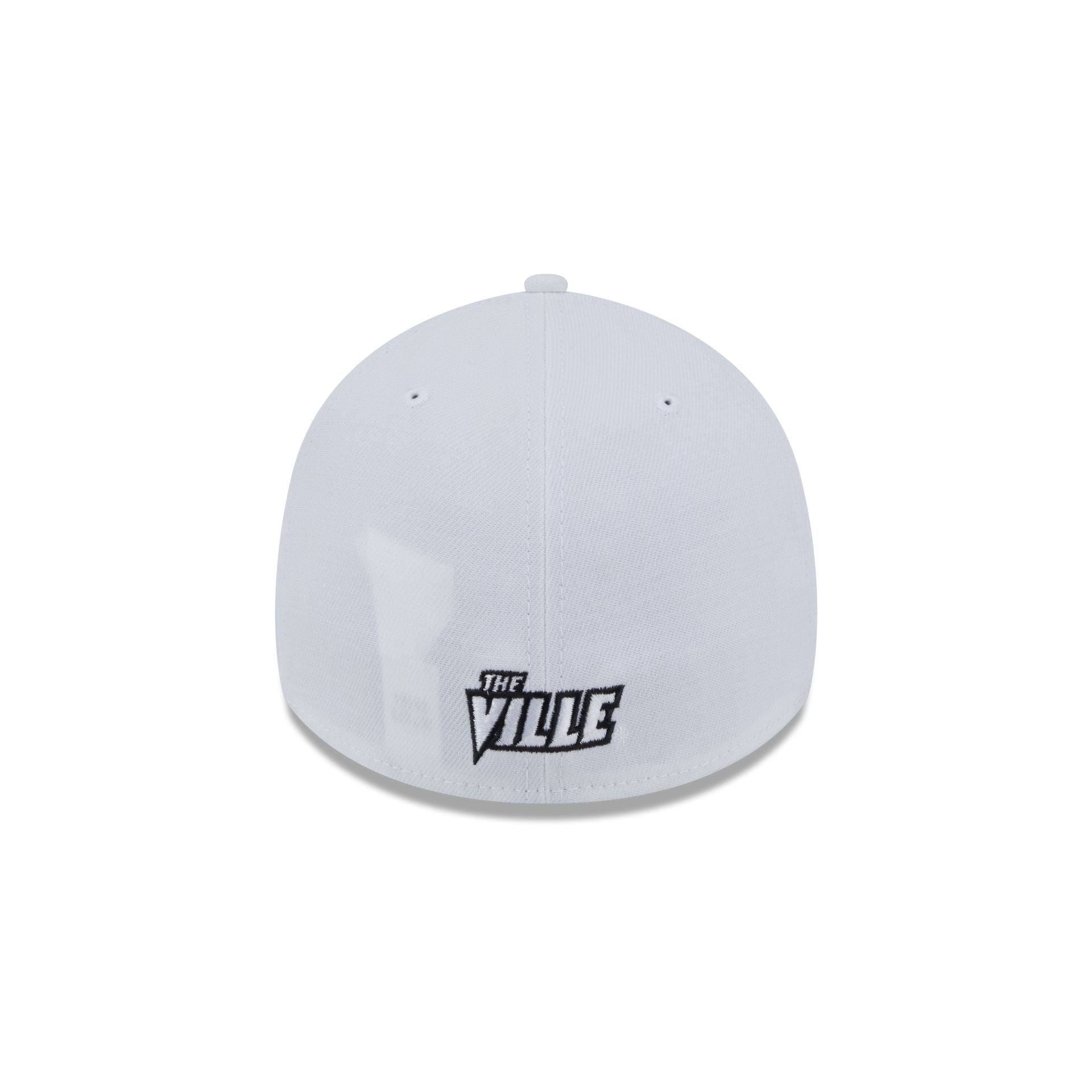 Louisville Cardinals Optic White 39THIRTY Stretch Fit Hat