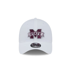 Mississippi State Bulldogs Optic White 39THIRTY Stretch Fit Hat