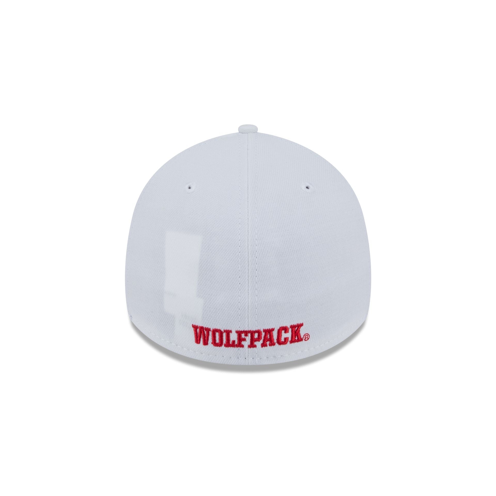 NC State Wolfpack Optic White 39THIRTY Stretch Fit Hat