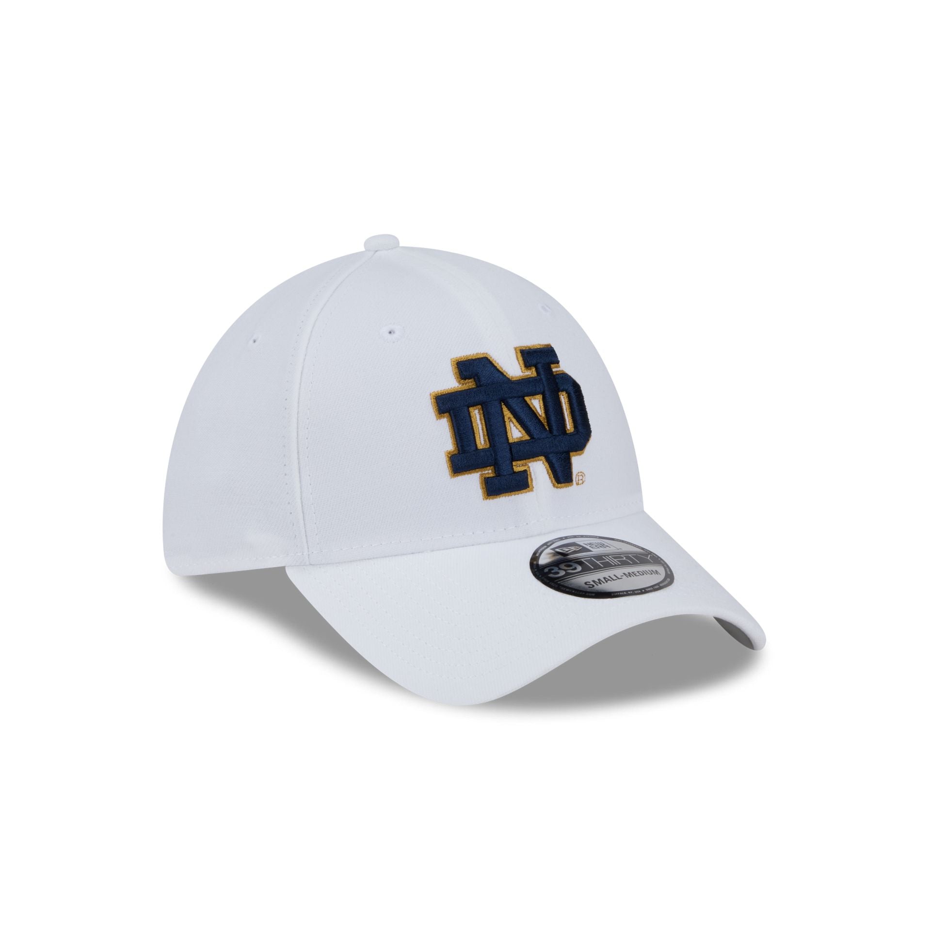 Notre Dame Fighting Irish Optic White 39THIRTY Stretch Fit Hat