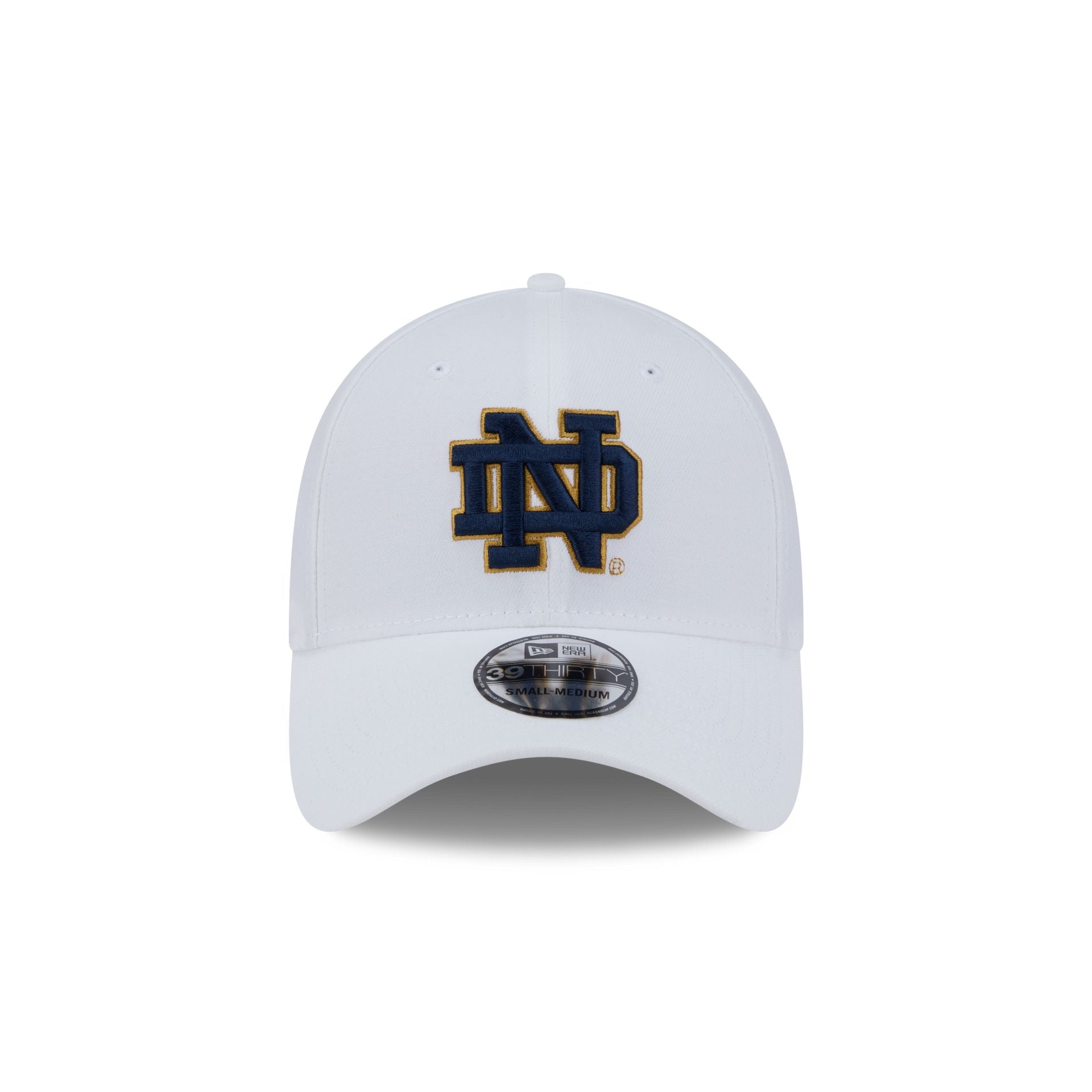 Notre Dame Fighting Irish Optic White 39THIRTY Stretch Fit Hat