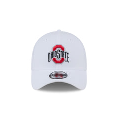 Ohio State Buckeyes Optic White 39THIRTY Stretch Fit Hat