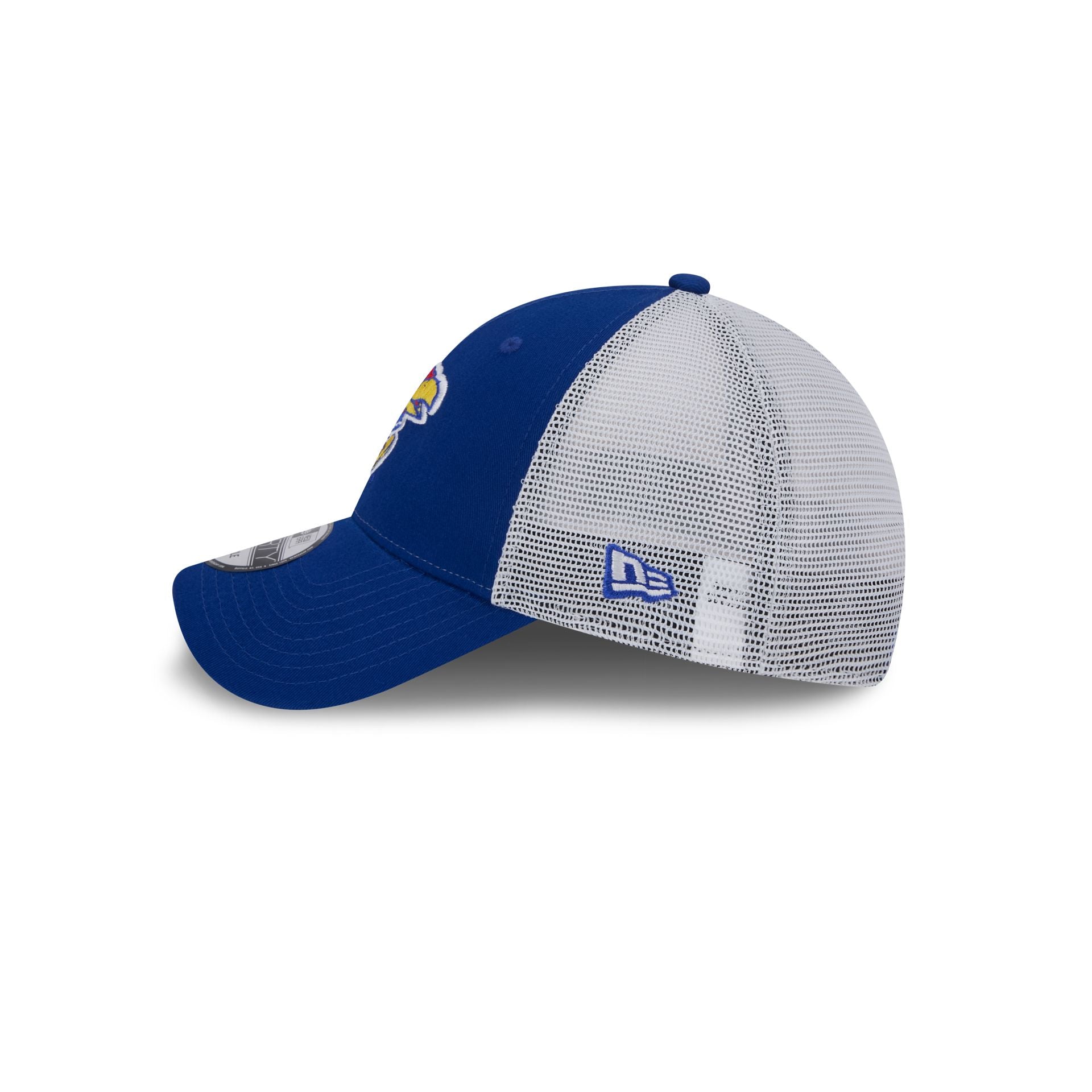 Kansas Jayhawks Blue 9FORTY Trucker Hat