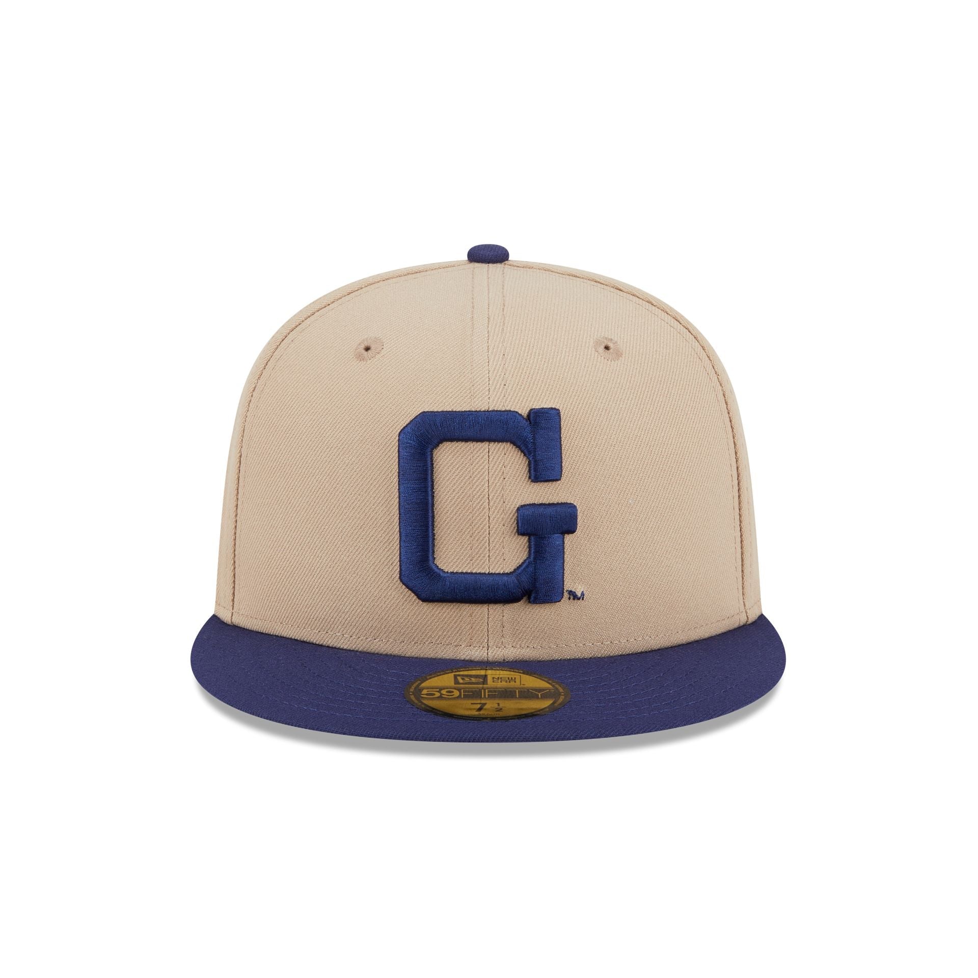 Georgetown Hoyas Camel College Vault 59FIFTY Fitted Hat