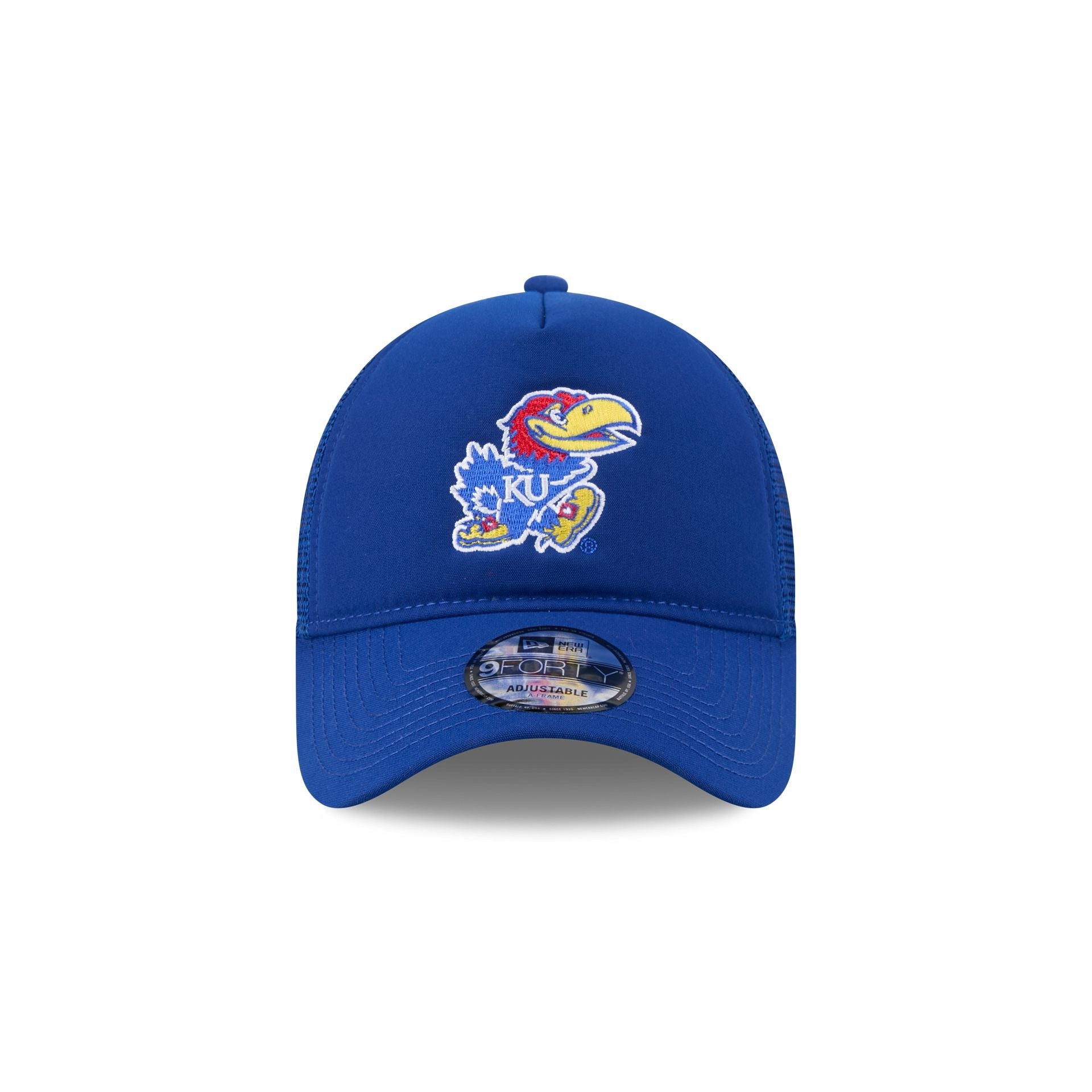 Kansas Jayhawks Go-To 9FORTY A-Frame Trucker Hat