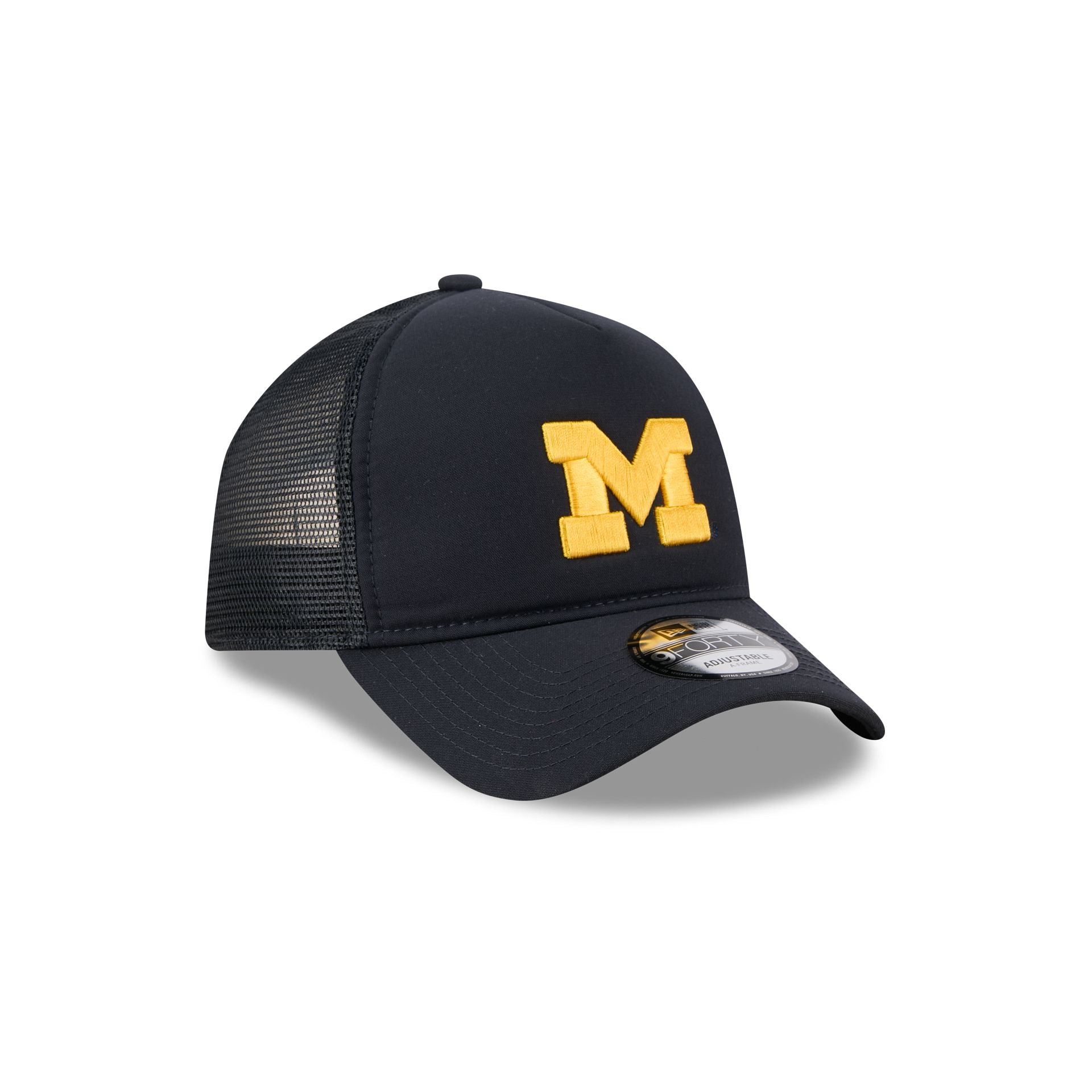 Michigan Wolverines Go-To 9FORTY A-Frame Trucker Hat