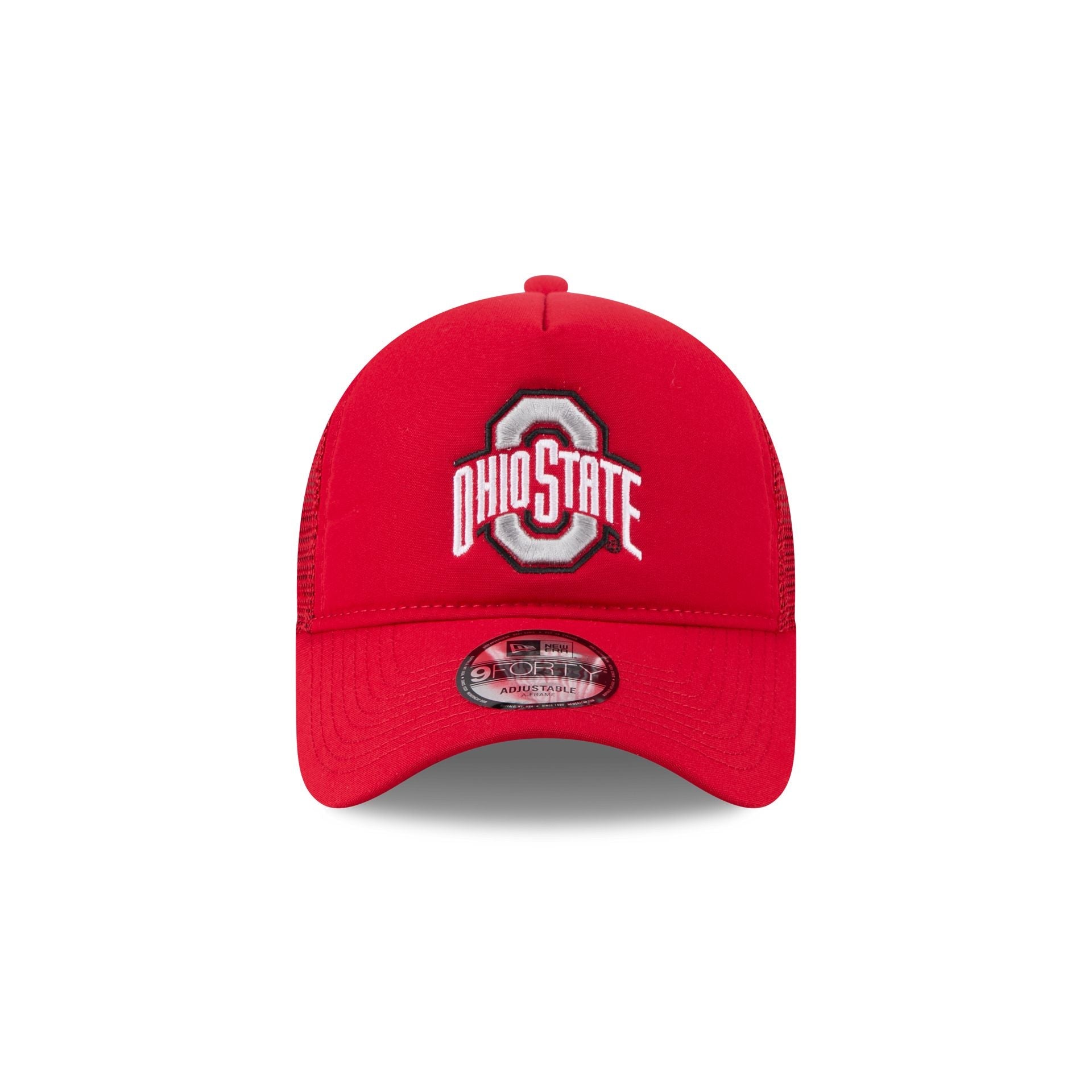 Ohio State Buckeyes Go-To 9FORTY A-Frame Trucker Hat