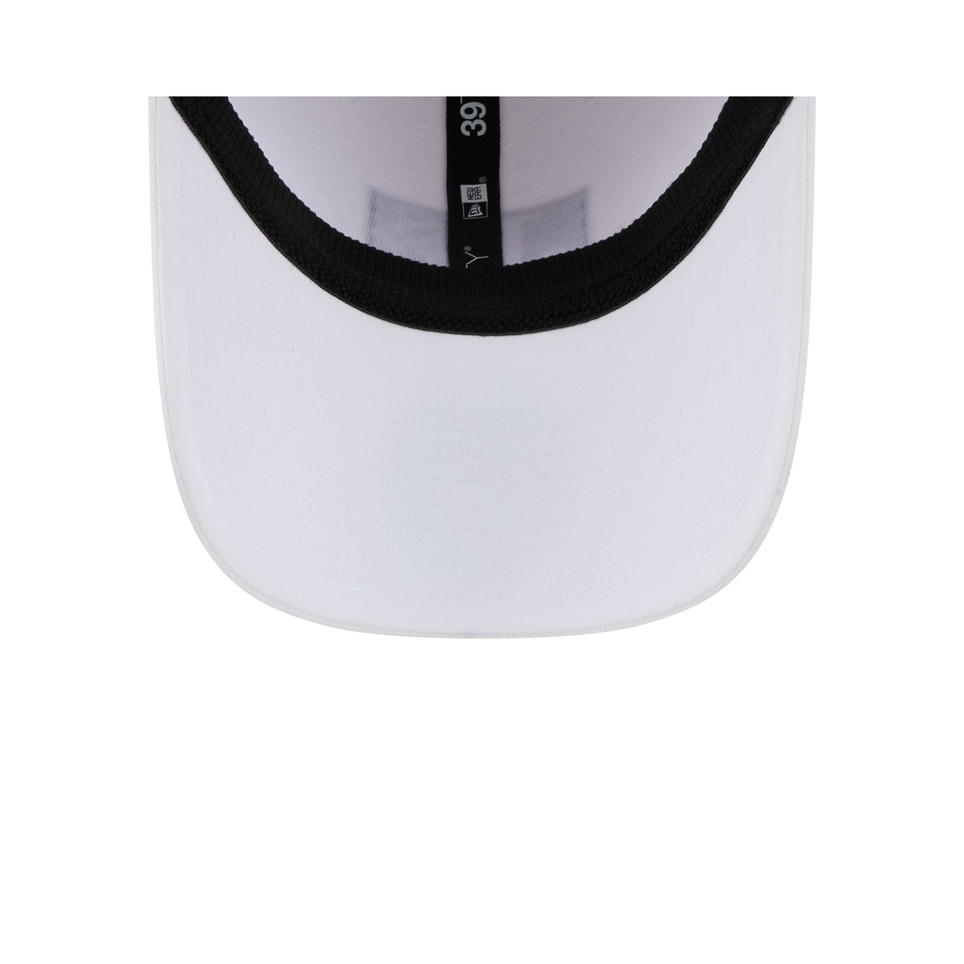 Jackson State Tigers Optic White 39THIRTY Stretch Fit Hat