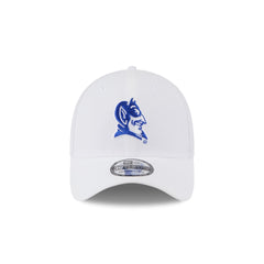 Duke Blue Devils Optic White 39THIRTY Stretch Fit Hat