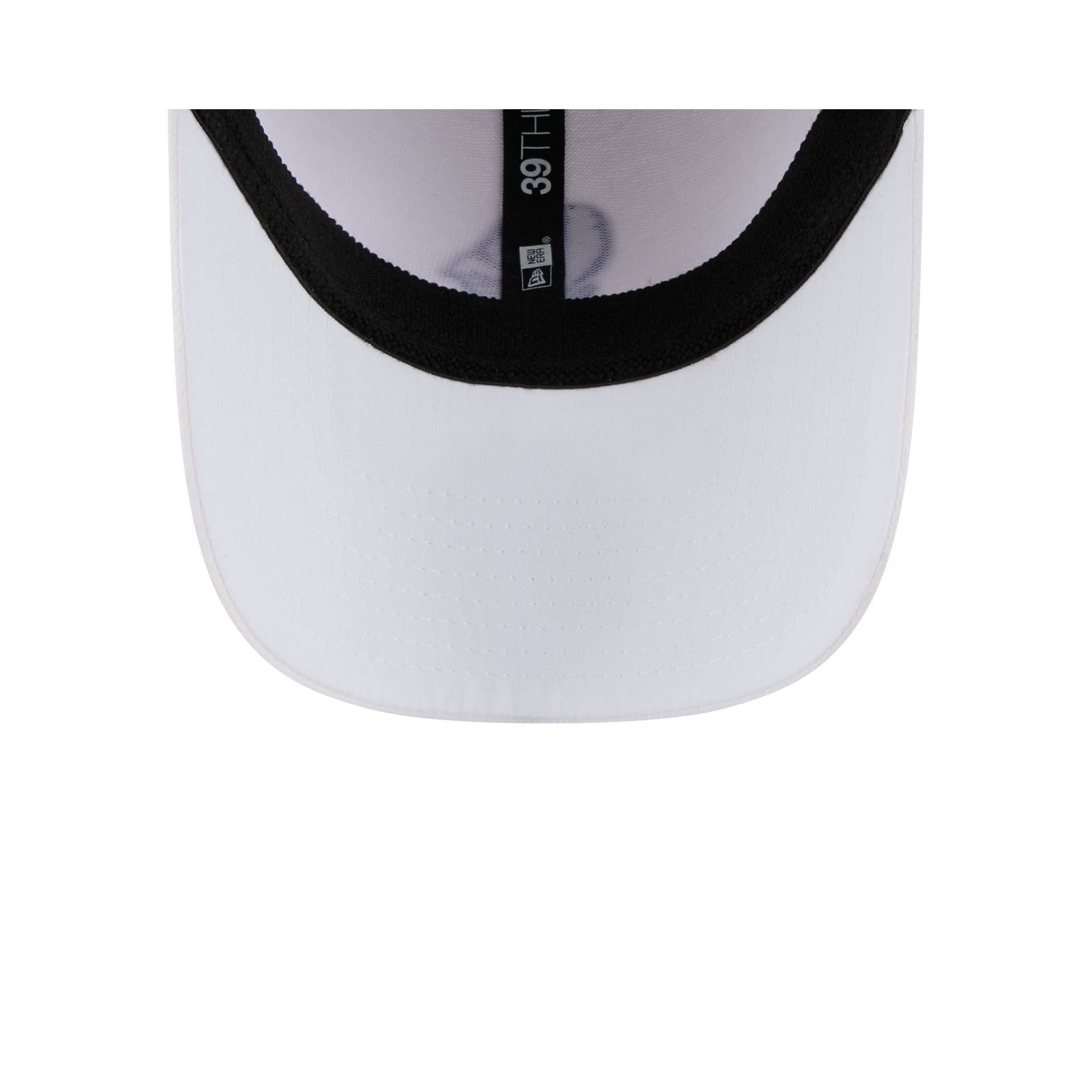 Duke Blue Devils Optic White 39THIRTY Stretch Fit Hat