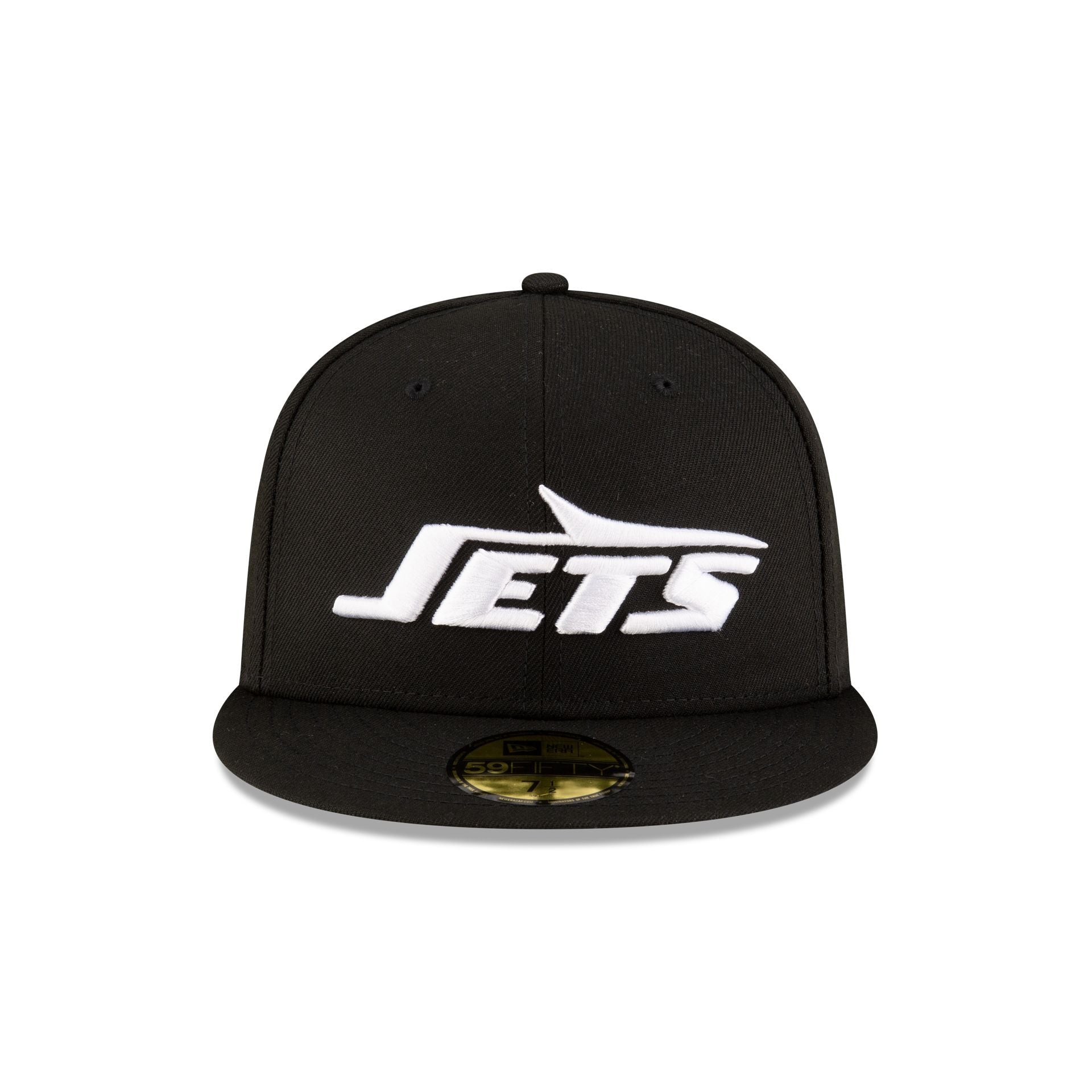 New York Jets Basic Black 59FIFTY Fitted Hat