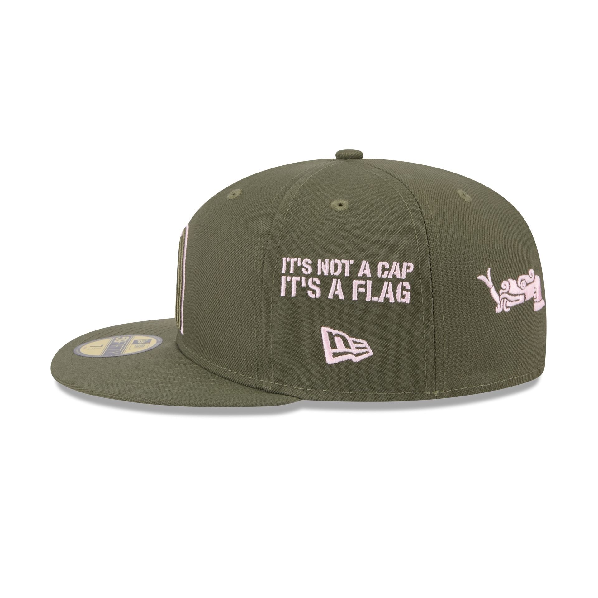Mexico Baseball New Era Anniversary Logos Olive 59FIFTY Fitted Hat