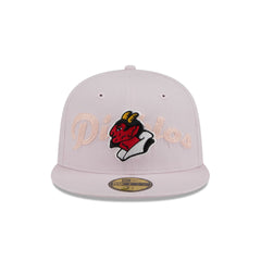 Diablos Rojos del M��xico Stacked Wordmark 59FIFTY Fitted Hat