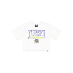 Golden State Warriors Throwback Prep Women's Cropped T-Shirt