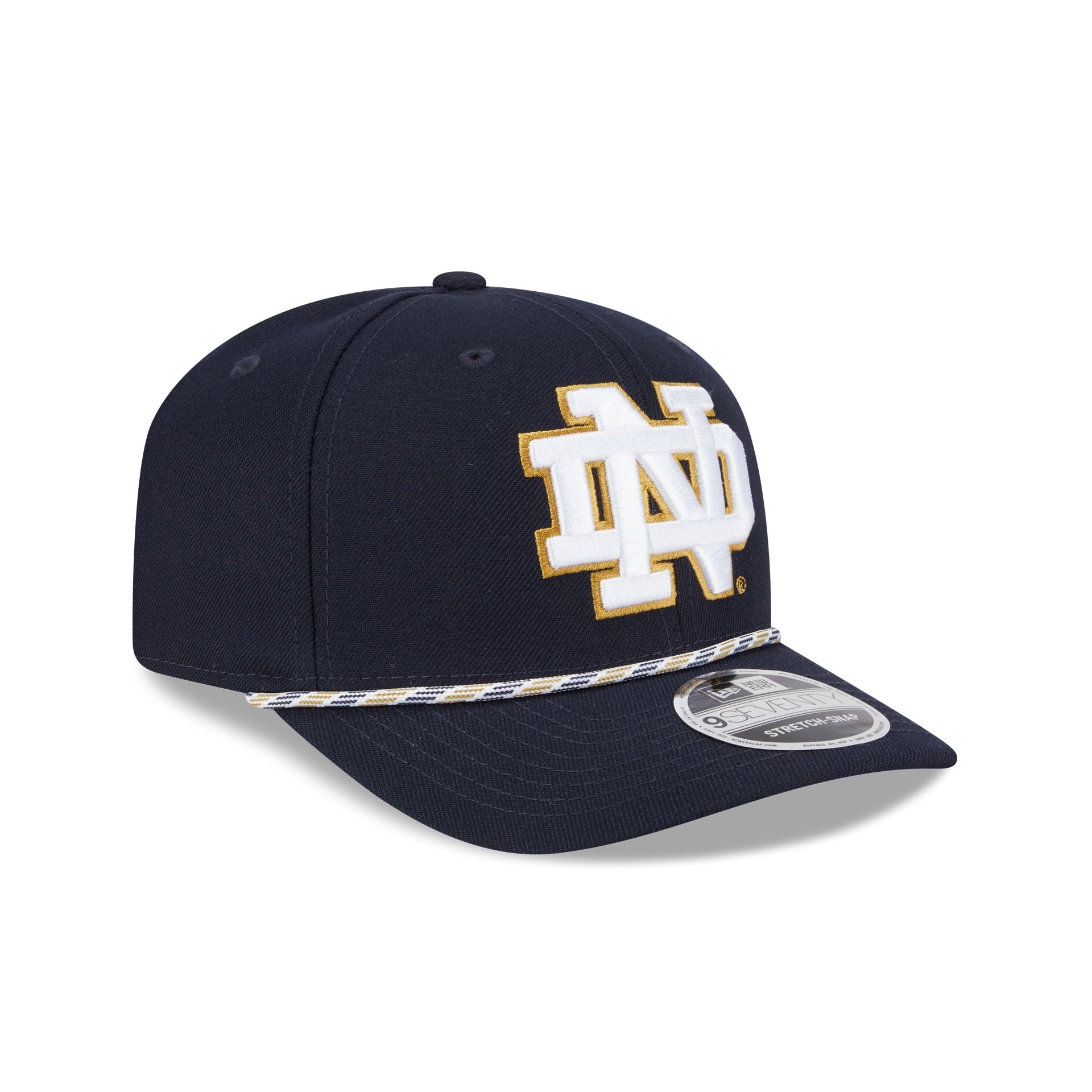 Notre Dame Fighting Irish Multicolor Rope 9SEVENTY Stretch-Snap Hat