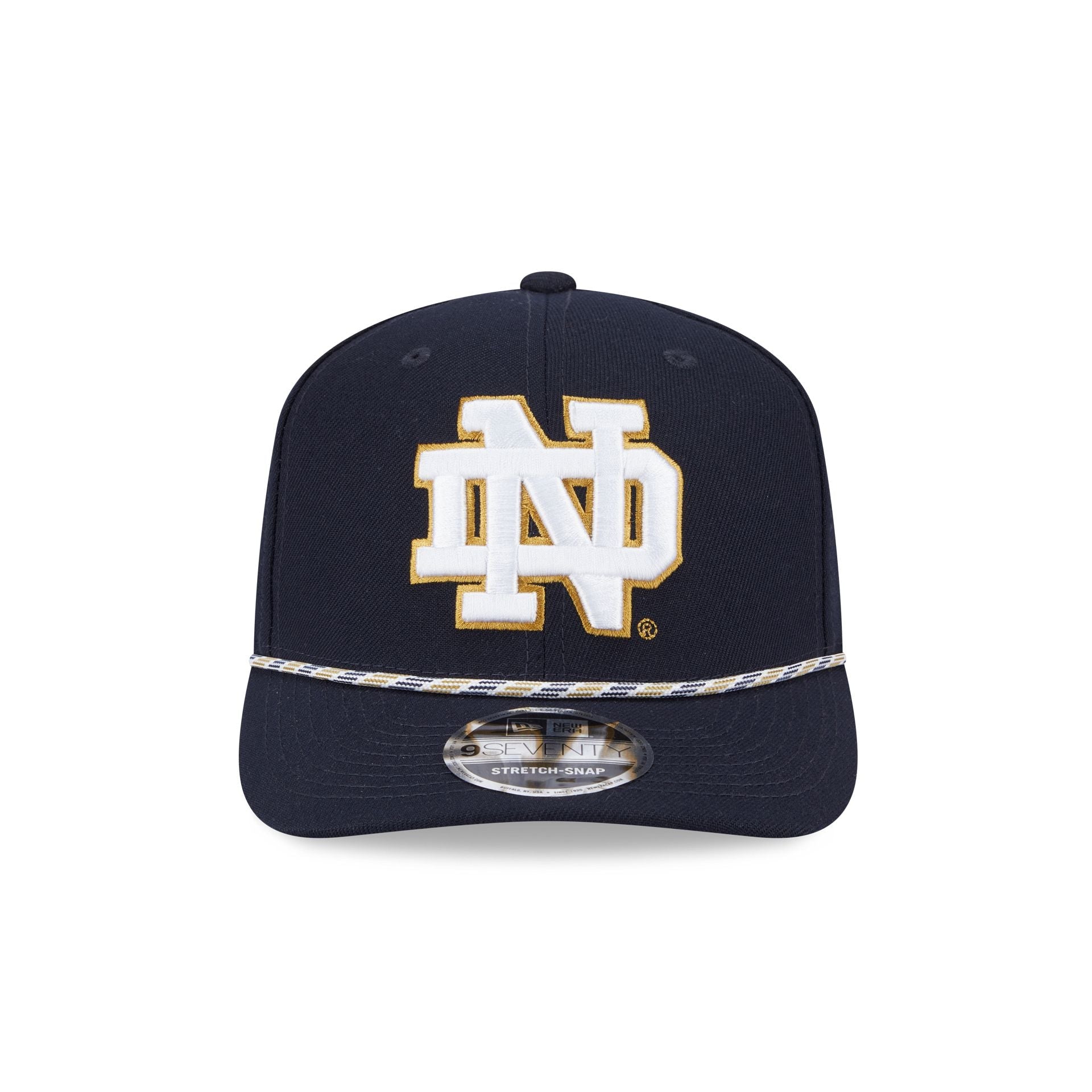 Notre Dame Fighting Irish Multicolor Rope 9SEVENTY Stretch-Snap Hat