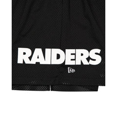 Las Vegas Raiders Mesh Black Shorts