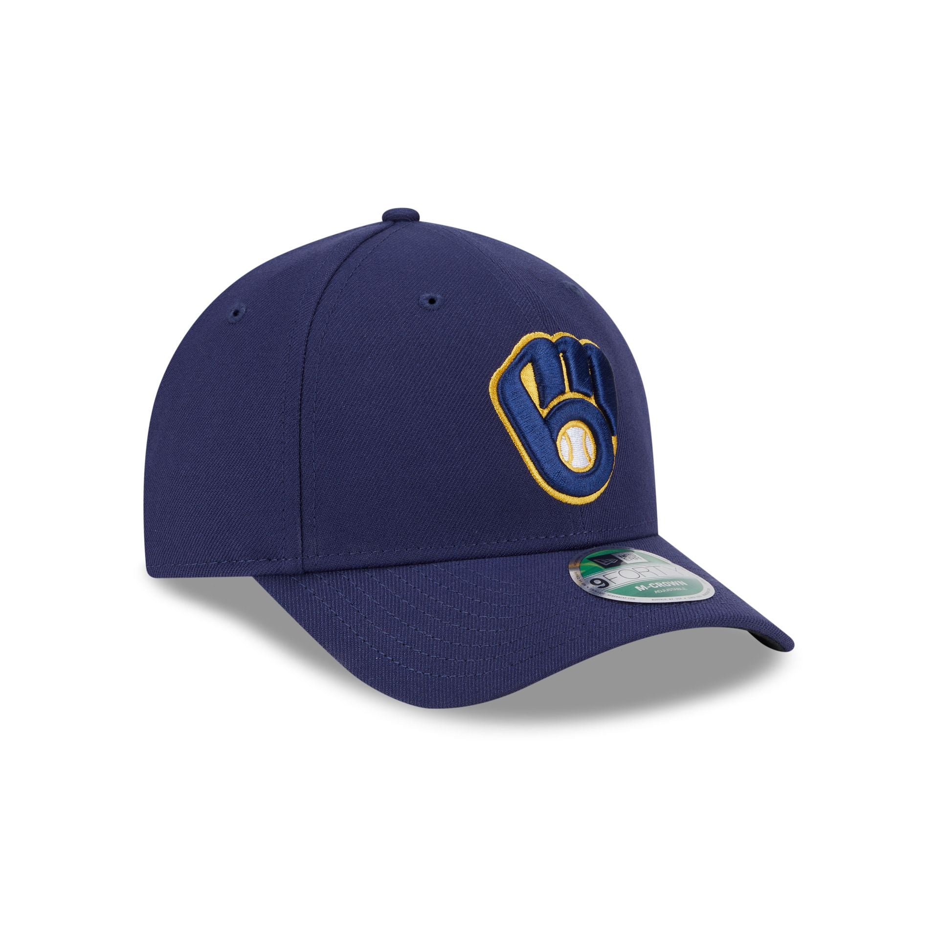 Milwaukee Brewers Home Authentic Collection 9FORTY M-Crown Snapback Hat