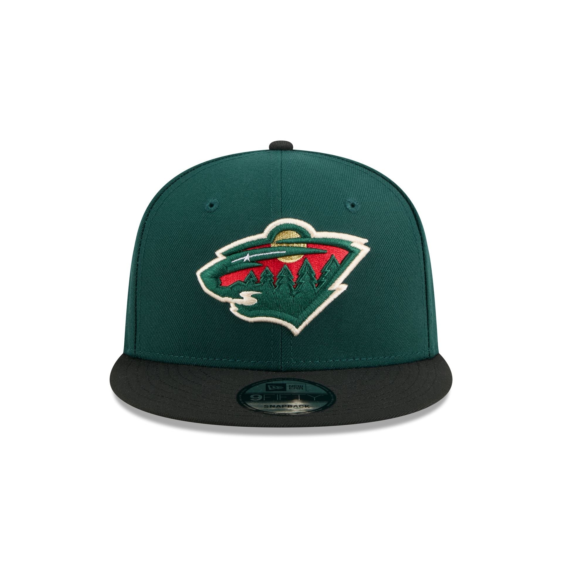 Minnesota Wild Black Visor 9FIFTY Snapback Hat