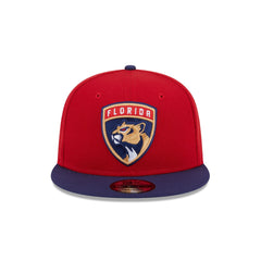 Florida Panthers Navy Visor 9FIFTY Snapback Hat