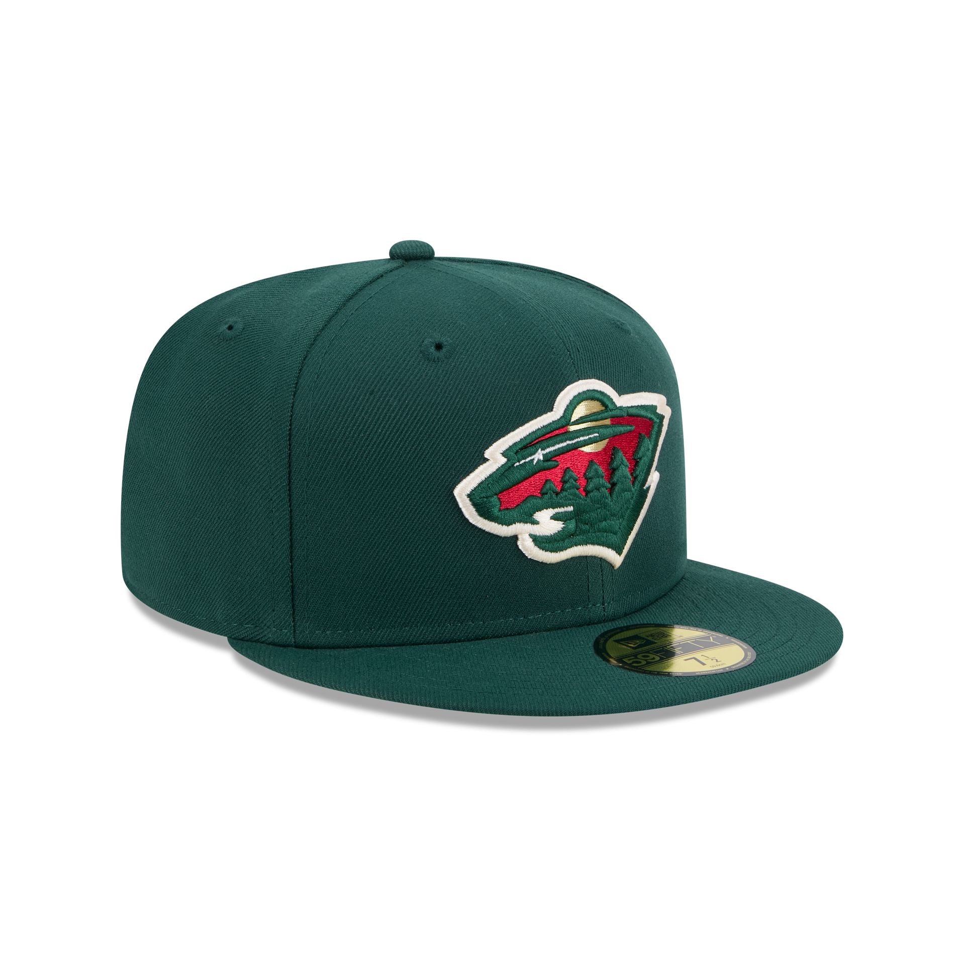 Minnesota Wild Rear Wordmark 59FIFTY Fitted Hat