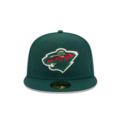 Minnesota Wild Rear Wordmark 59FIFTY Fitted Hat