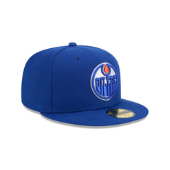 Edmonton Oilers Rear Wordmark 59FIFTY Fitted Hat