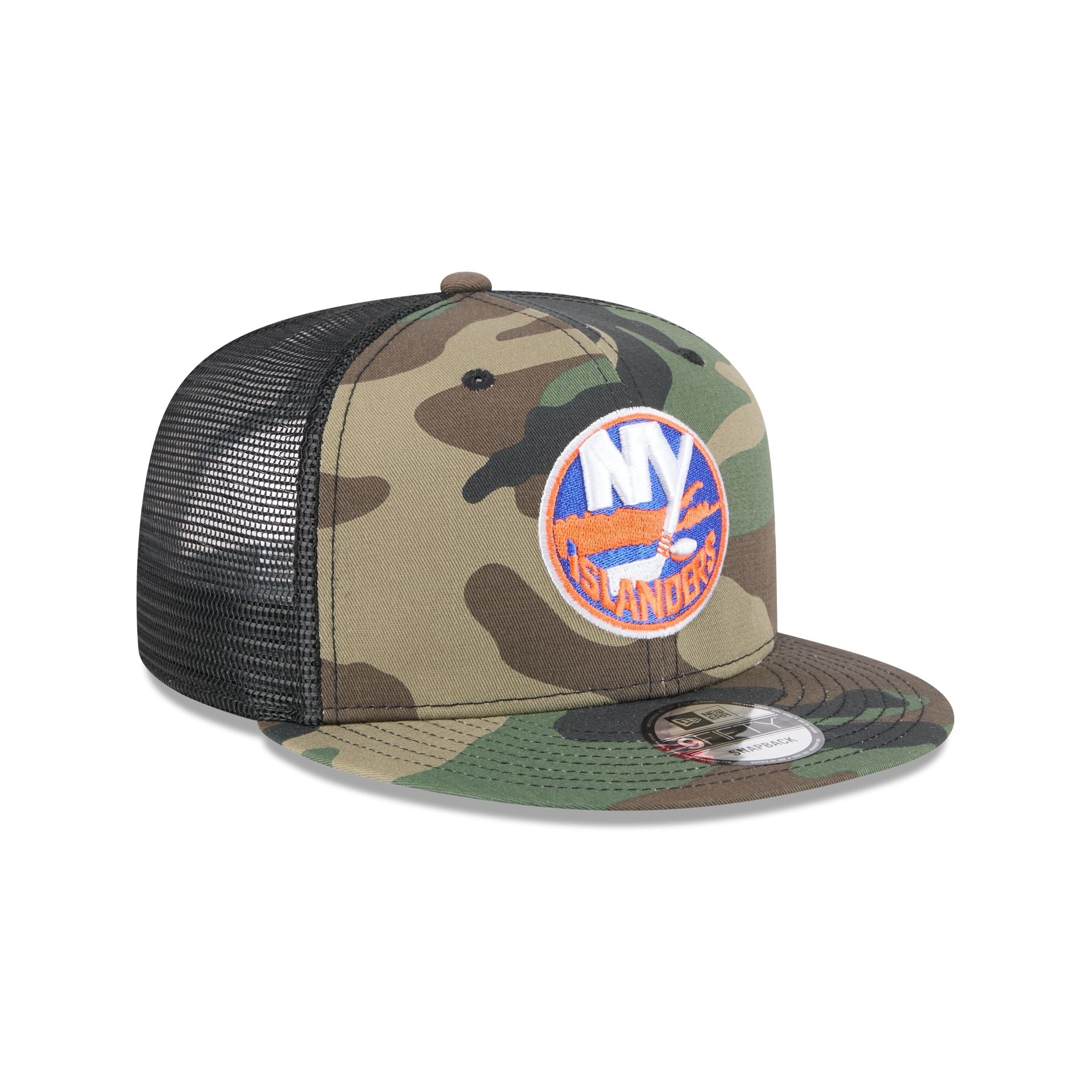 New York Islanders Camo 9FIFTY Trucker Hat