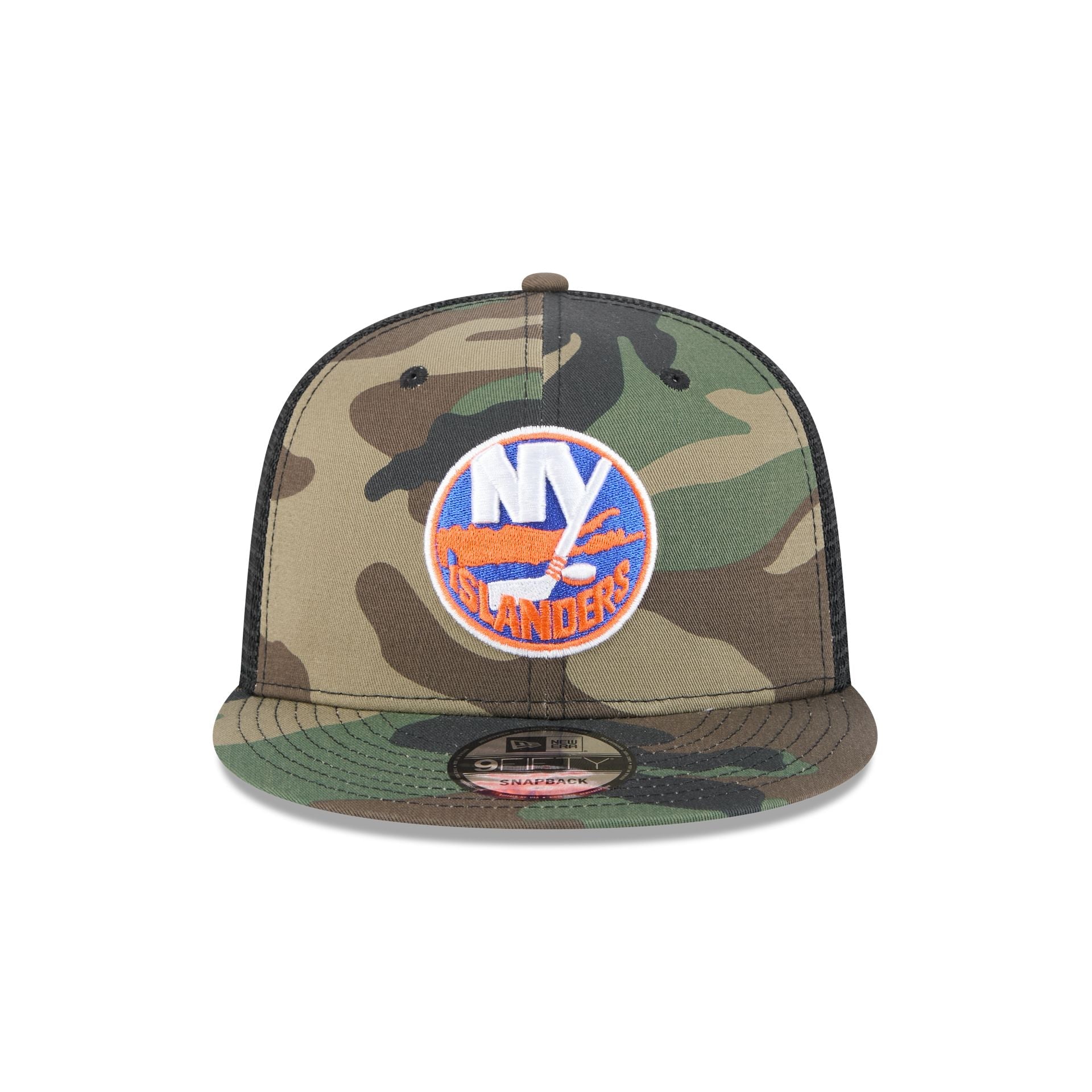 New York Islanders Camo 9FIFTY Trucker Hat