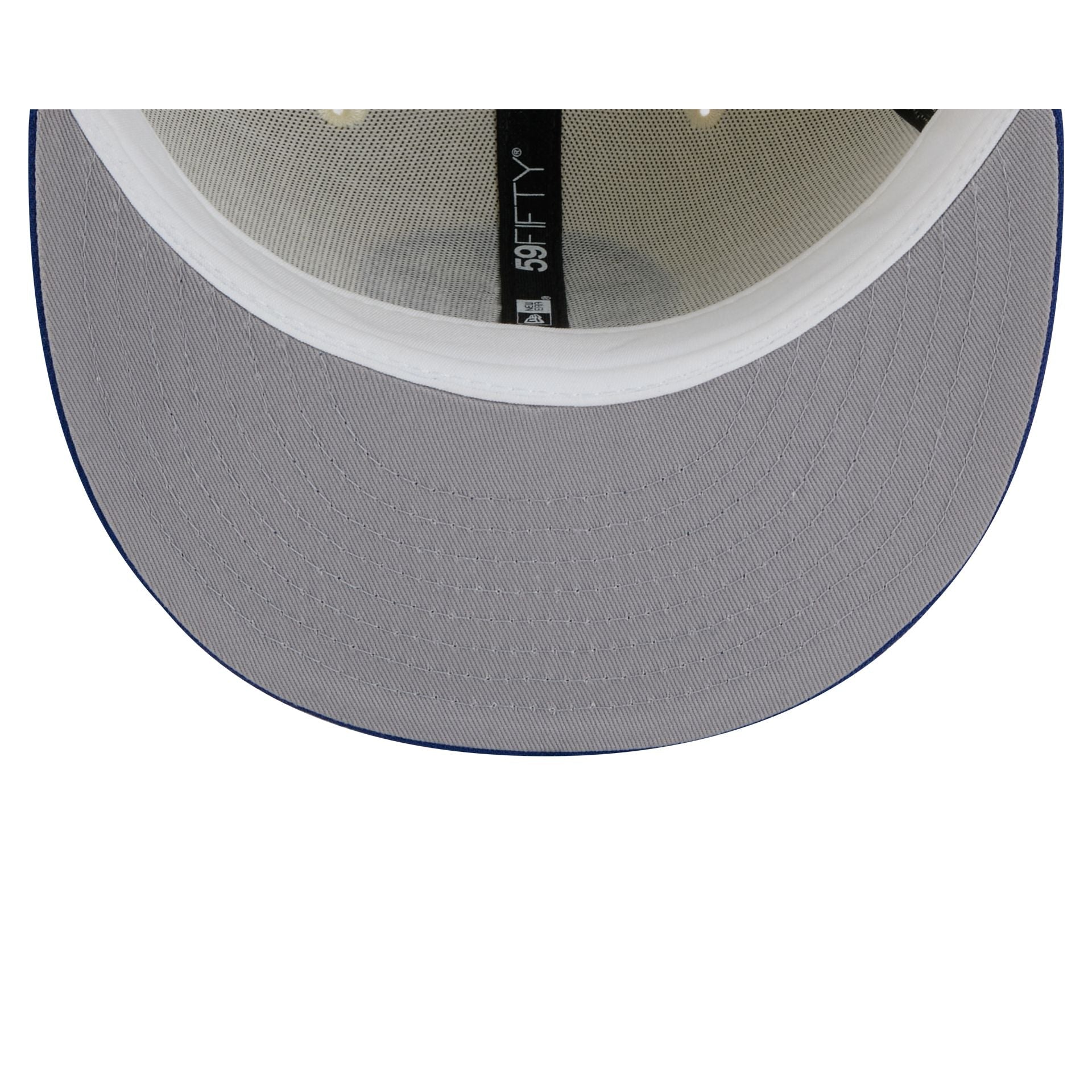 Edmonton Oilers Chrome White 59FIFTY Fitted Hat