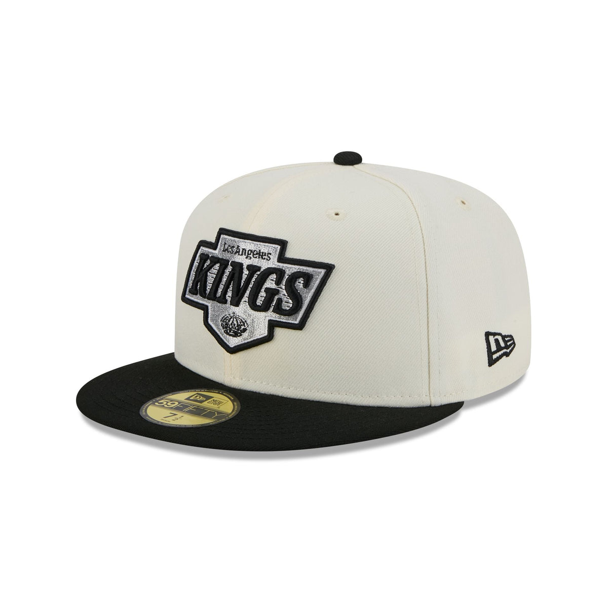 Los Angeles Kings Chrome White 59FIFTY Fitted Hat