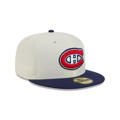 Montreal Canadiens Chrome White 59FIFTY Fitted Hat