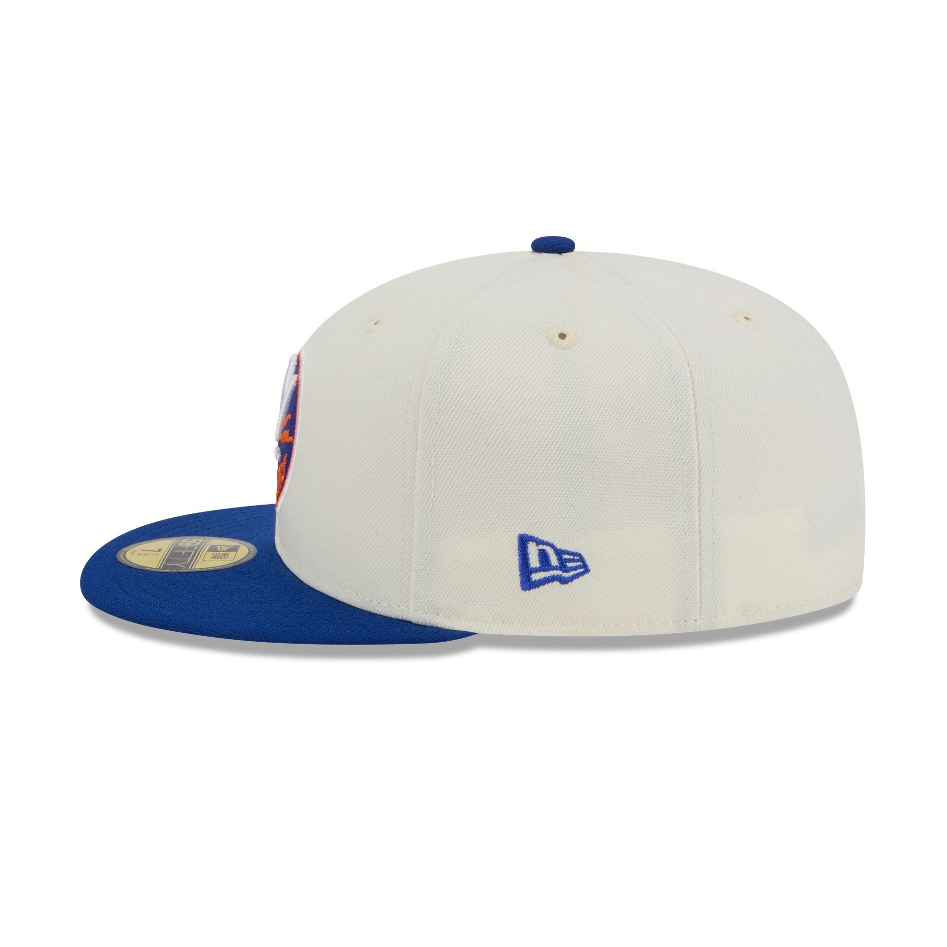 New York Islanders Chrome White 59FIFTY Fitted Hat