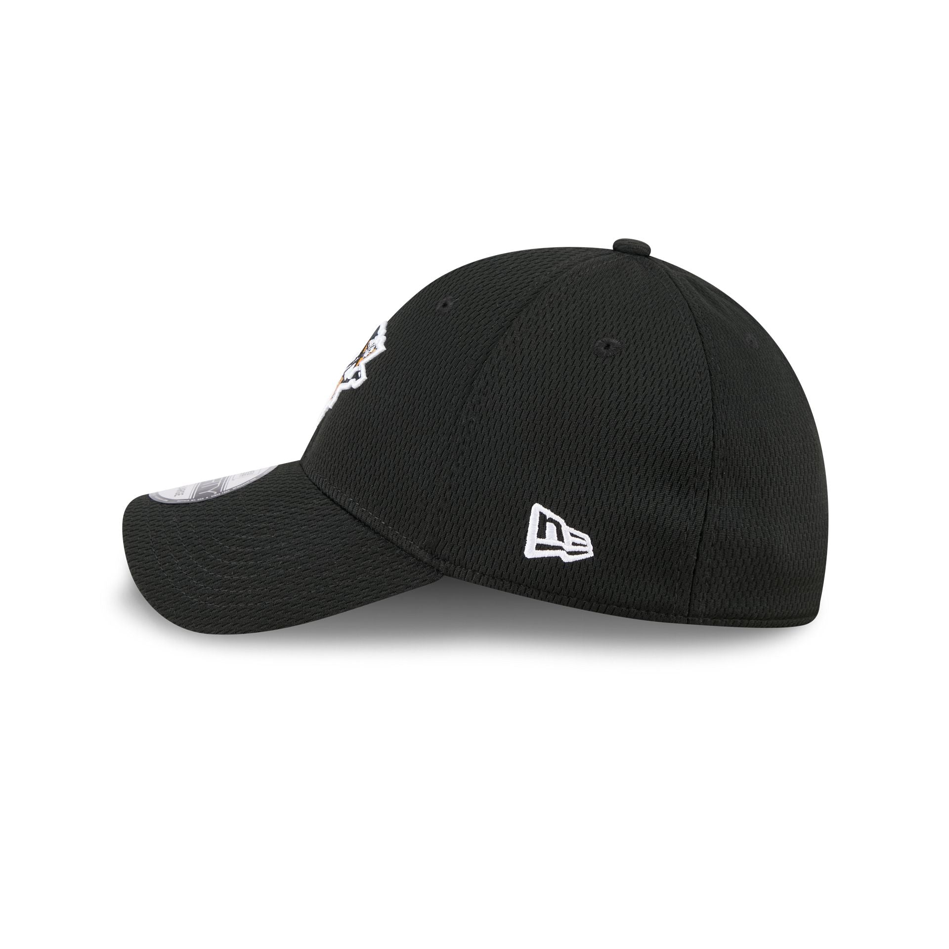 Pittsburgh Penguins Black 39THIRTY Stretch Fit Hat