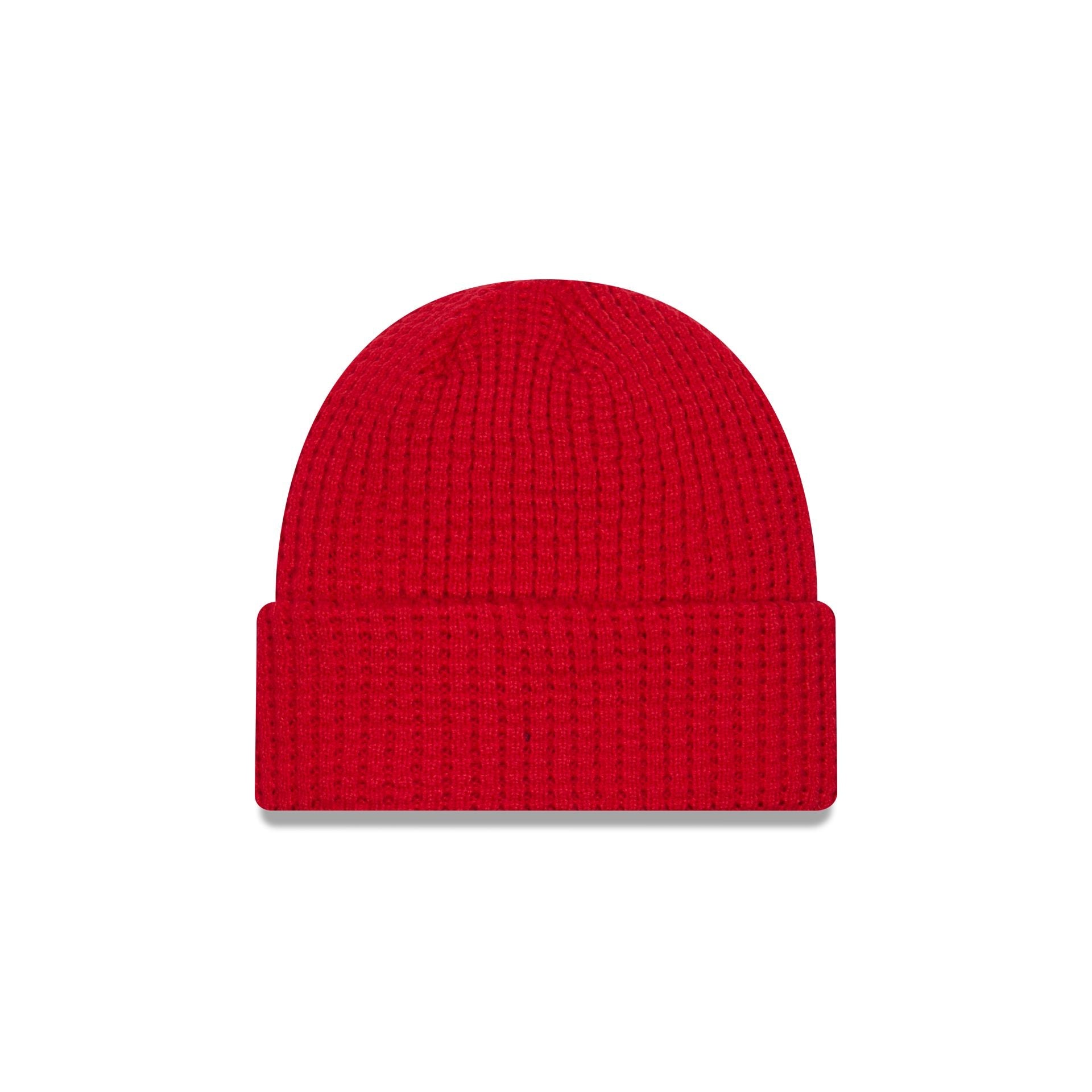 Detroit Red Wings Red Waffle Knit Beanie Hat