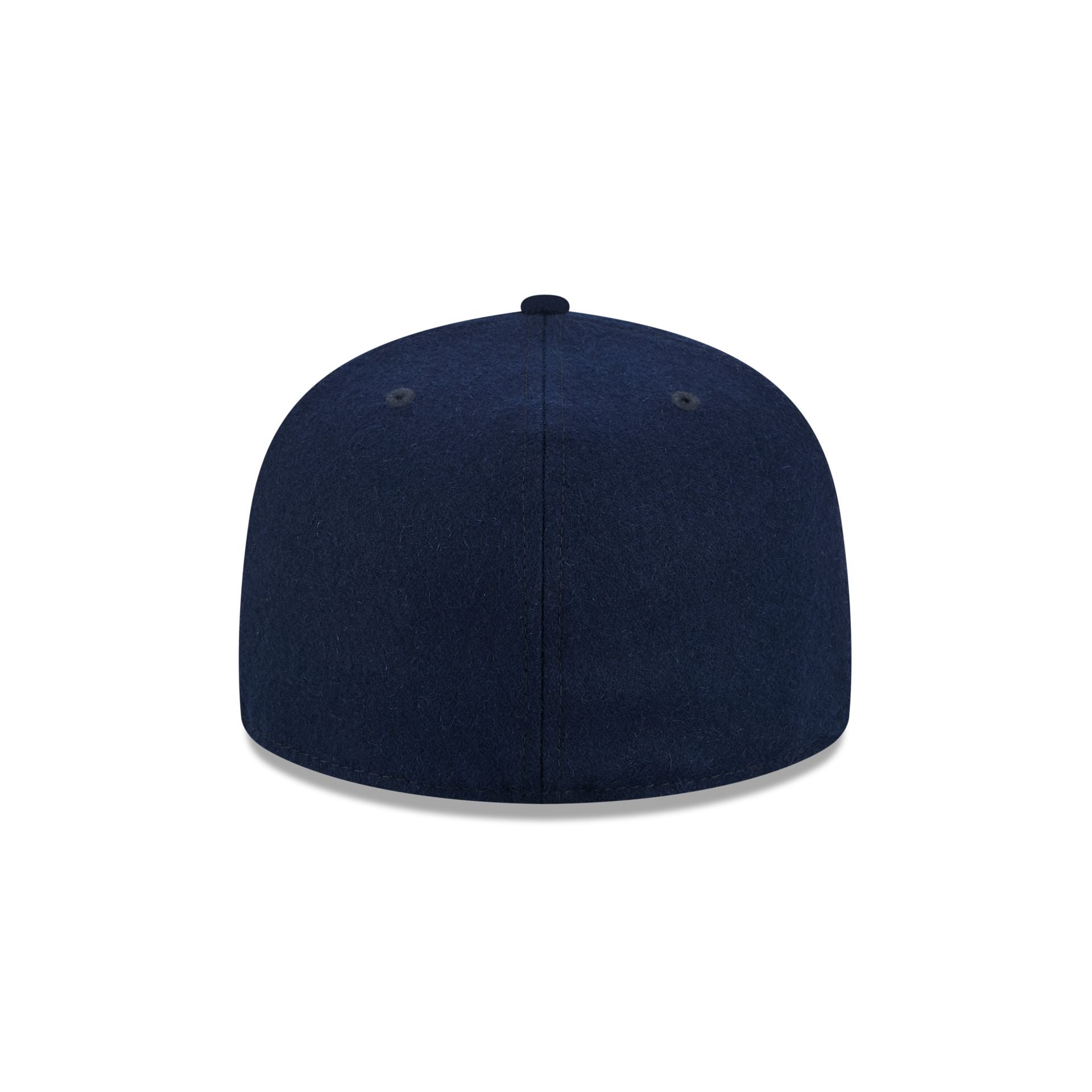 New Era Cap Navy Melton Wool 59FIFTY A-Frame Fitted Hat