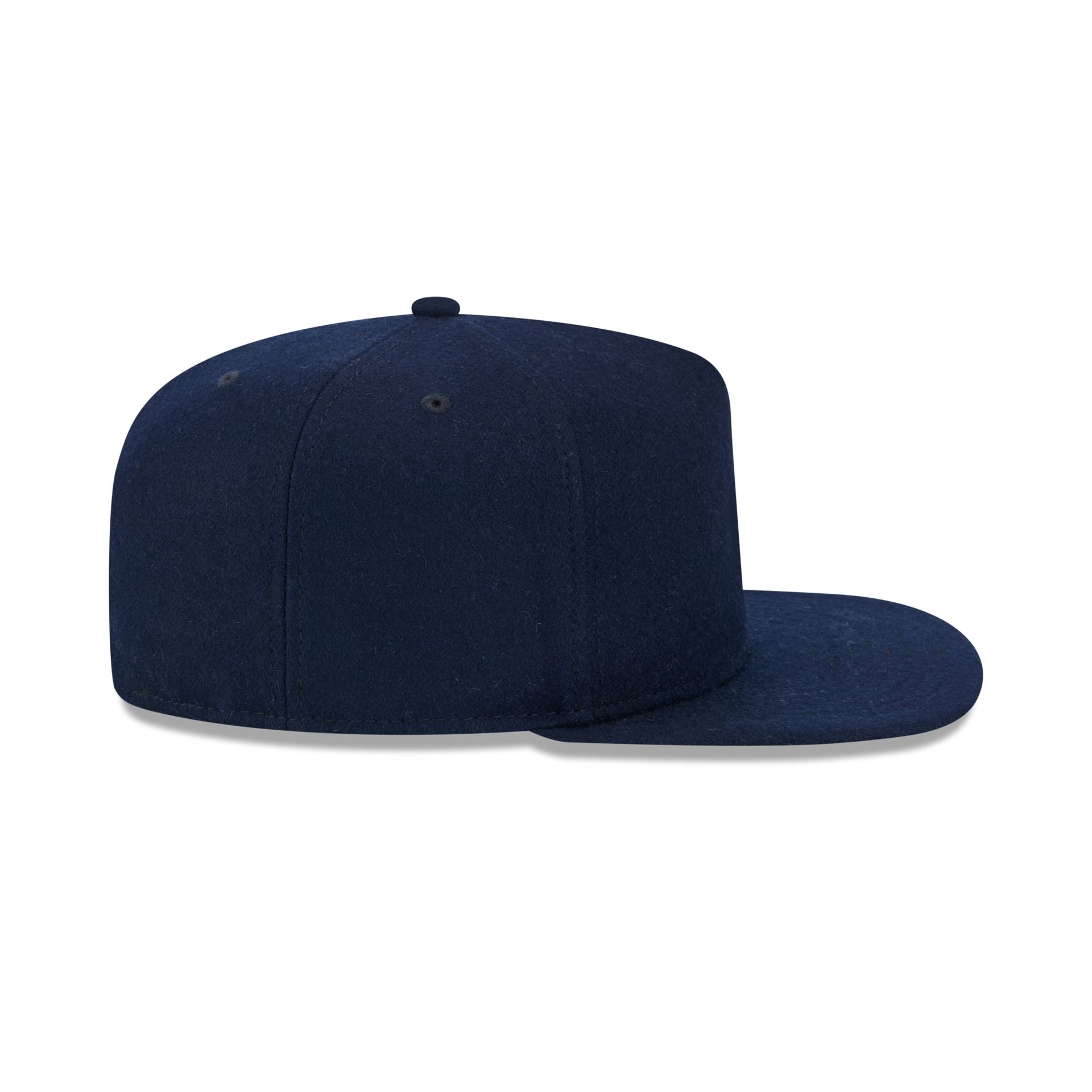 New Era Cap Navy Melton Wool 59FIFTY A-Frame Fitted Hat